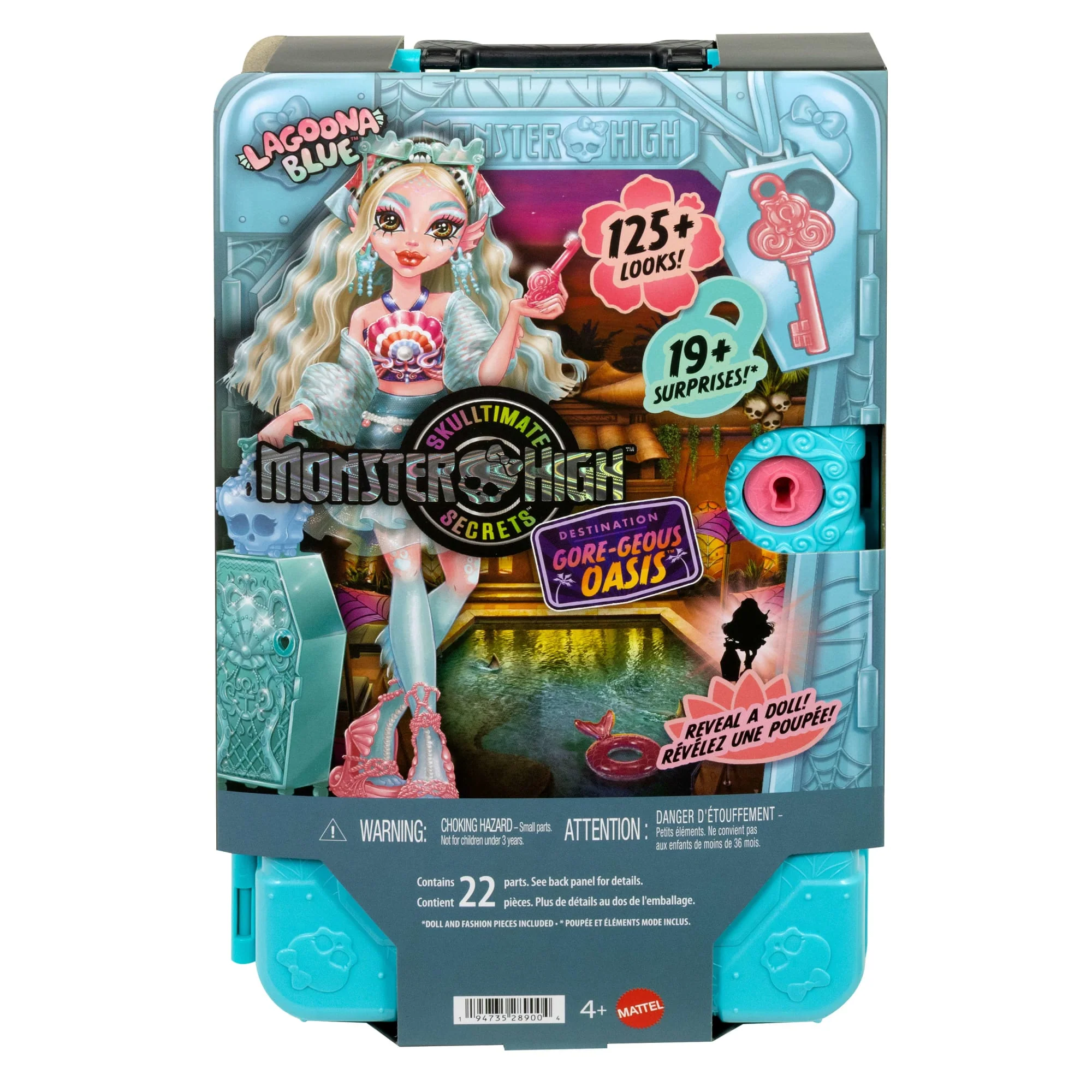 Monster High Skulltimate Secrets Gore-Geous Oasis Spielset, Lagoona Blue Puppe Und Zubehörteile - Image 6