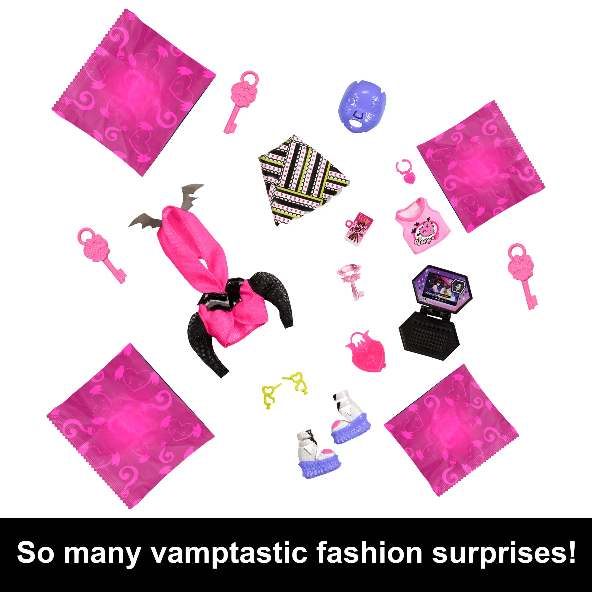 Monster High Doll, Draculaura, Skulltimate Secrets: Neon Frights - Image 4