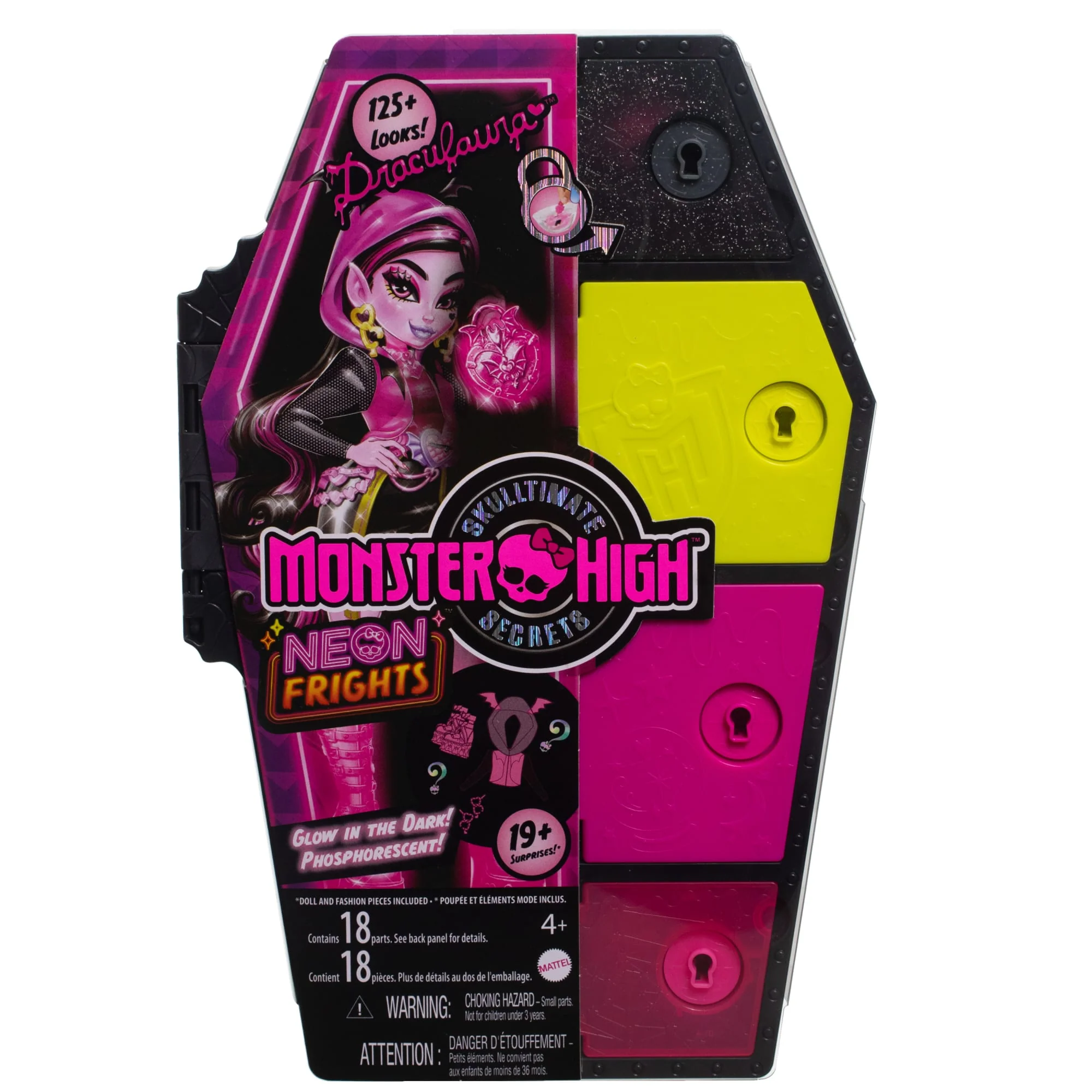 Monster High Doll, Draculaura, Skulltimate Secrets: Neon Frights - Image 6