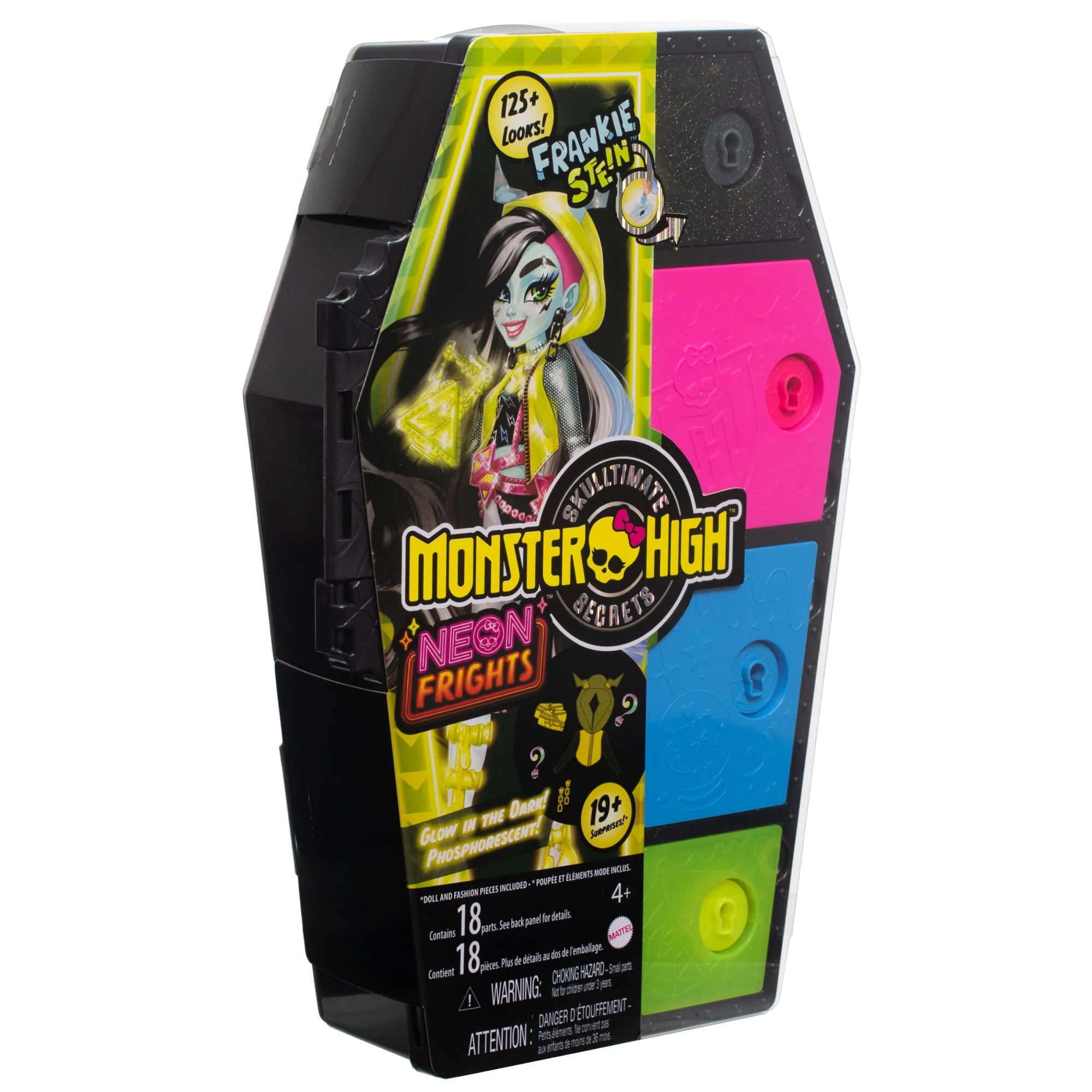 Monster High Doll, Frankie Stein, Skulltimate Secrets: Neon Frights - Image 6