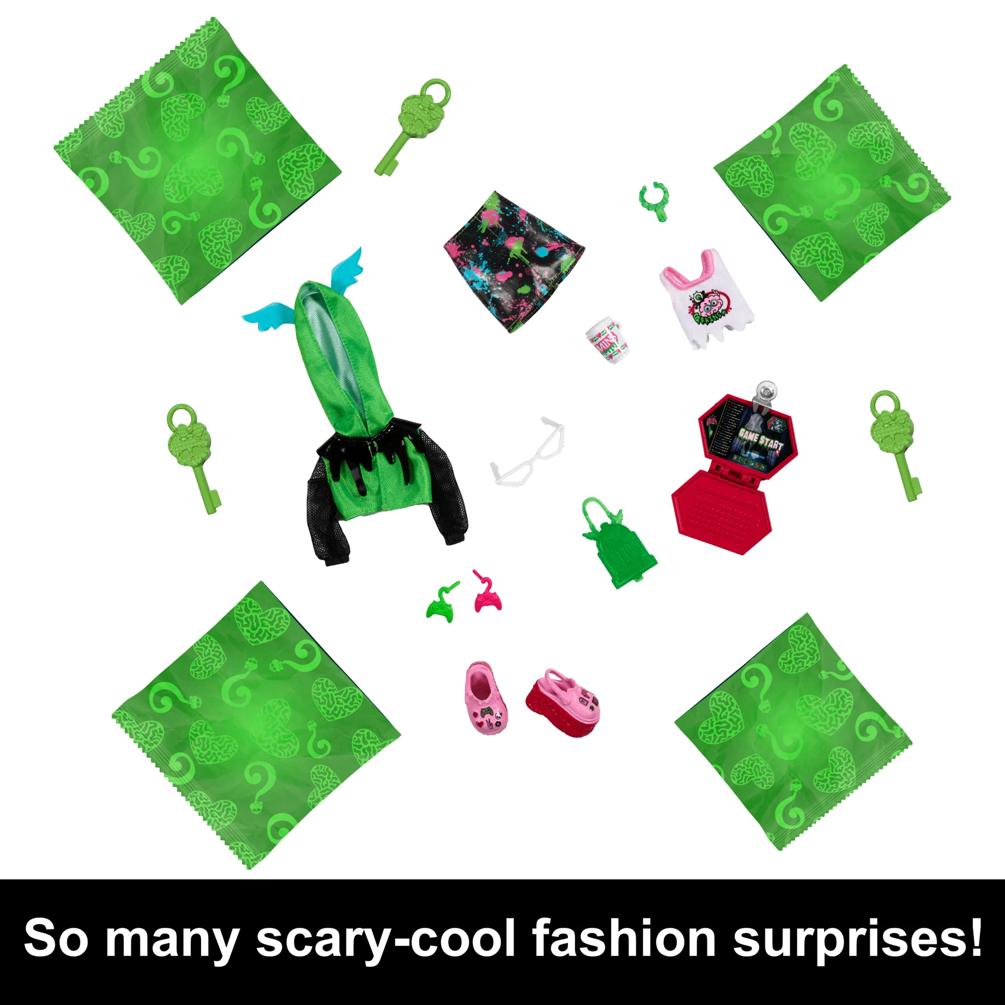 Monster High Doll, Ghoulia Yelps, Skulltimate Secrets: Neon Frights - Image 3