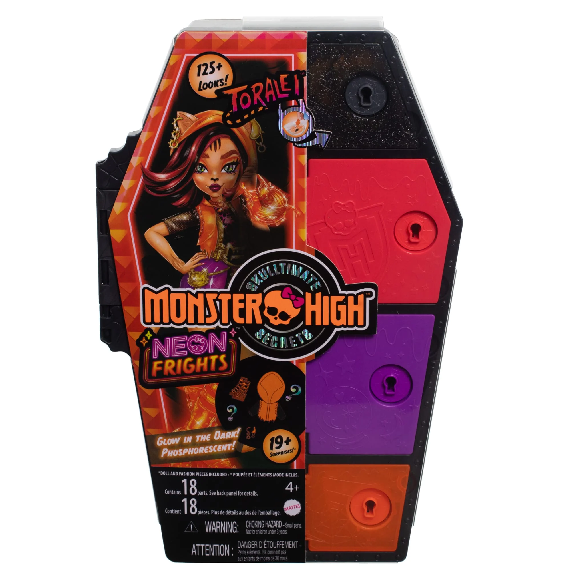 Monster High Doll, Toralei Stripe, Skulltimate Secrets: Neon Frights - Image 6