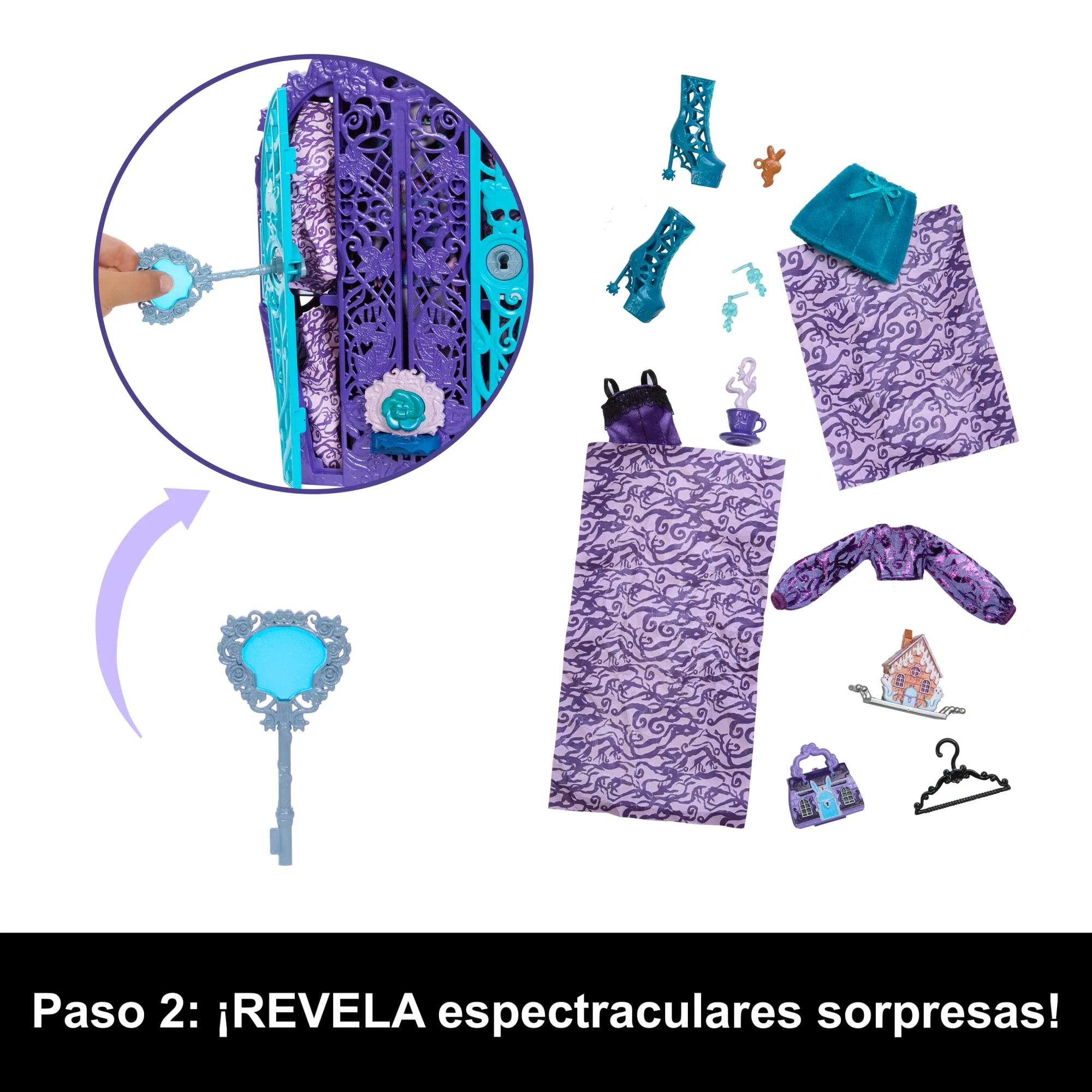 Conjunto De Juego Skulltimate Secrets Jardín Misterioso De Monster High Con Muñeca Twyla Y Más De 19 Sorpresas - Image 4