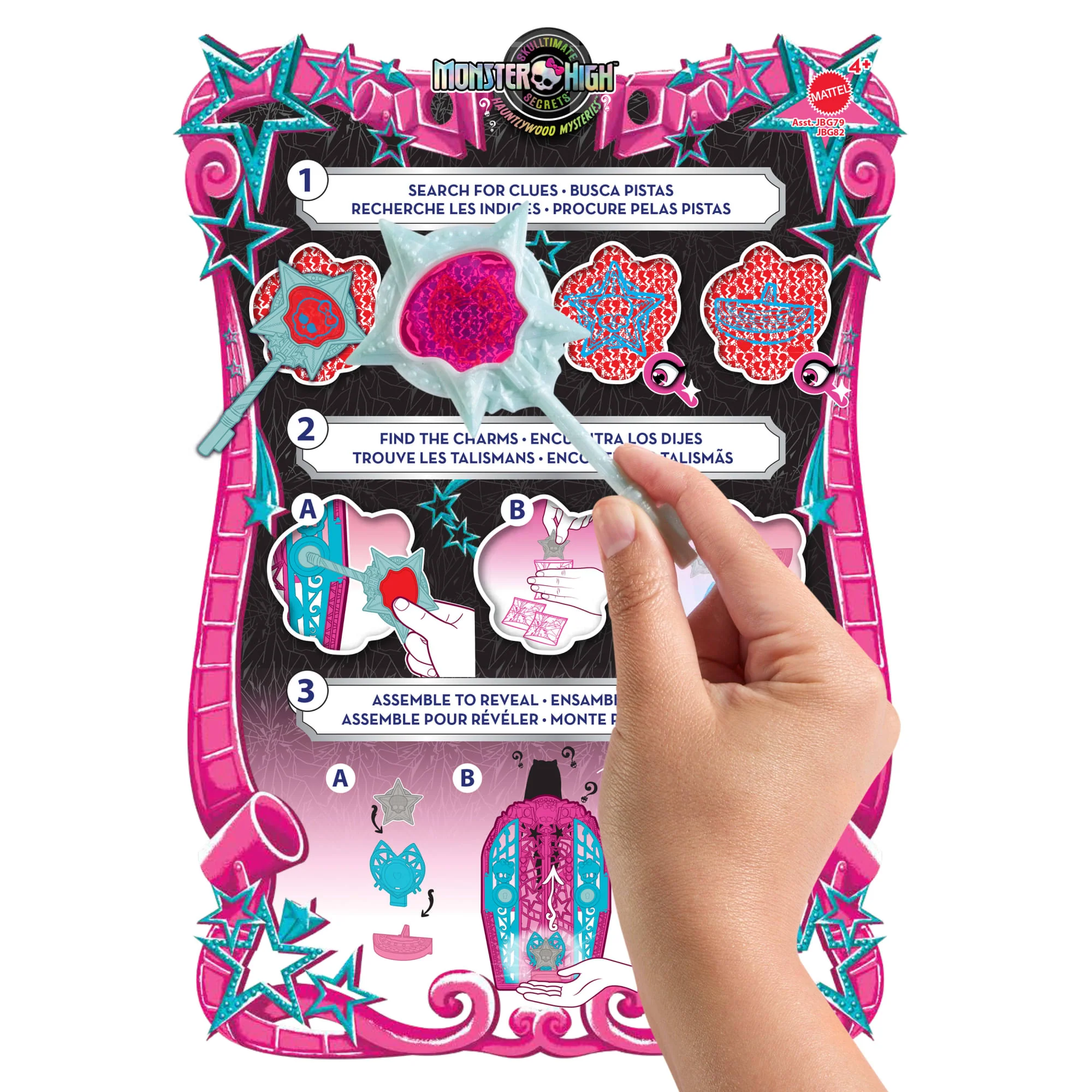 Monster High Straszysekrety Lalka i akcesoria Zestaw Seria 6 Tajemnice Hollyduch Zabawka 4+ - Image 3