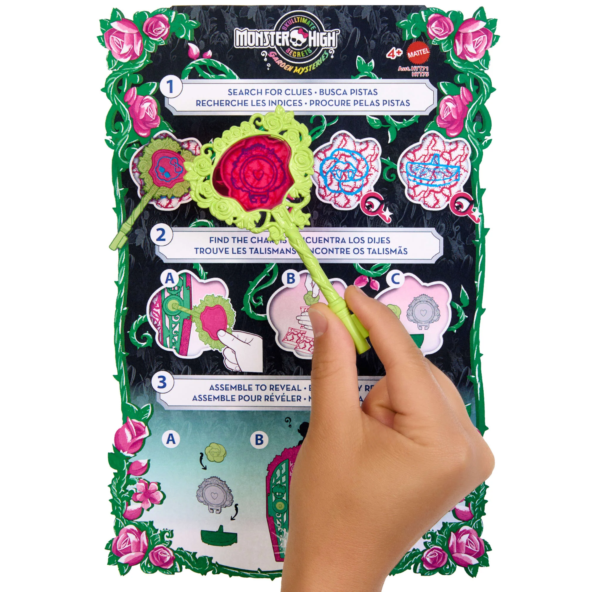 Monster High Straszysekrety Venus McFlytrap Ogrodowe zagadki Zabawka Zestaw lalka, szafa, ubranka i akcesoria - Image 3