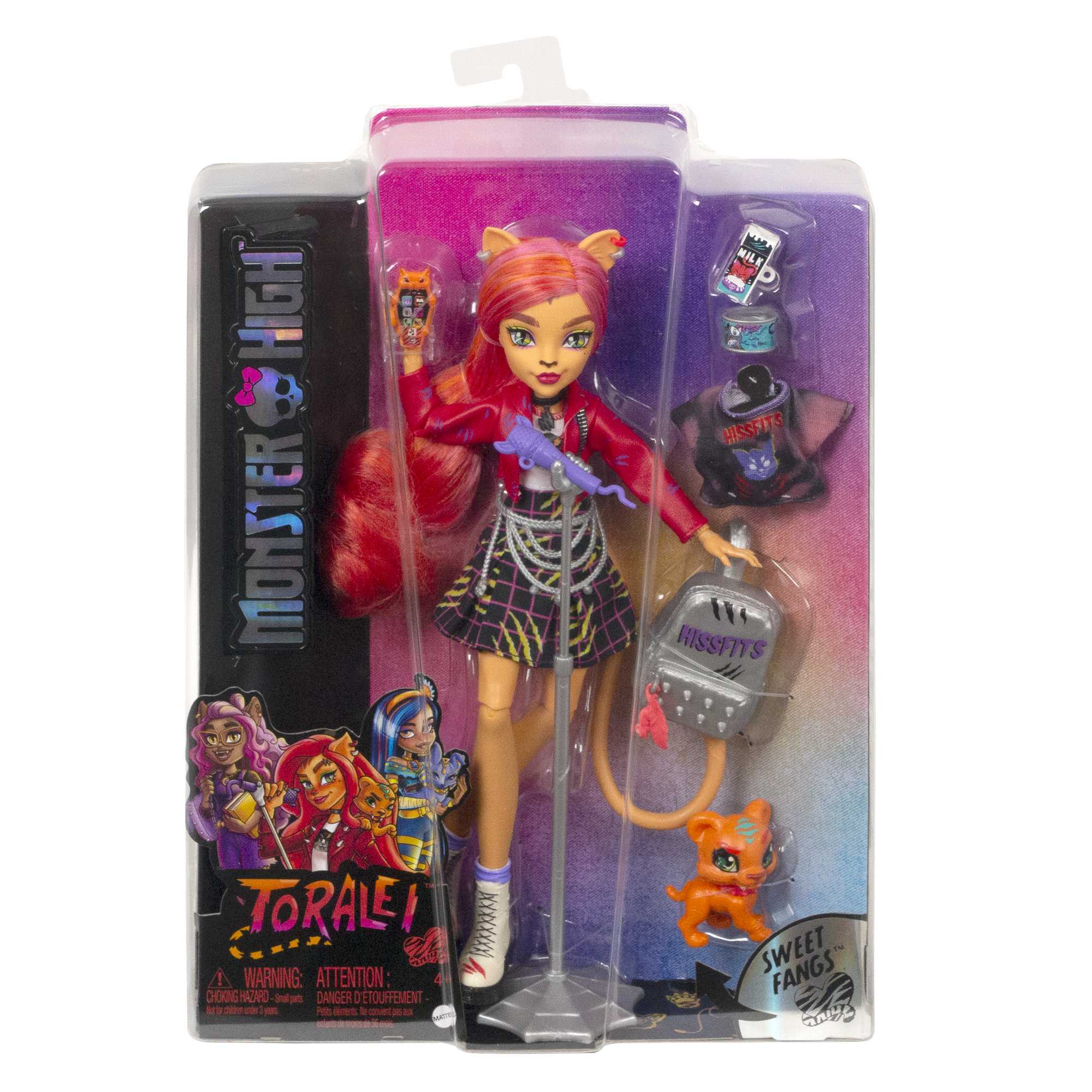 Monster High Toralei Stripe Doll With Pet And Accessories - Image 6