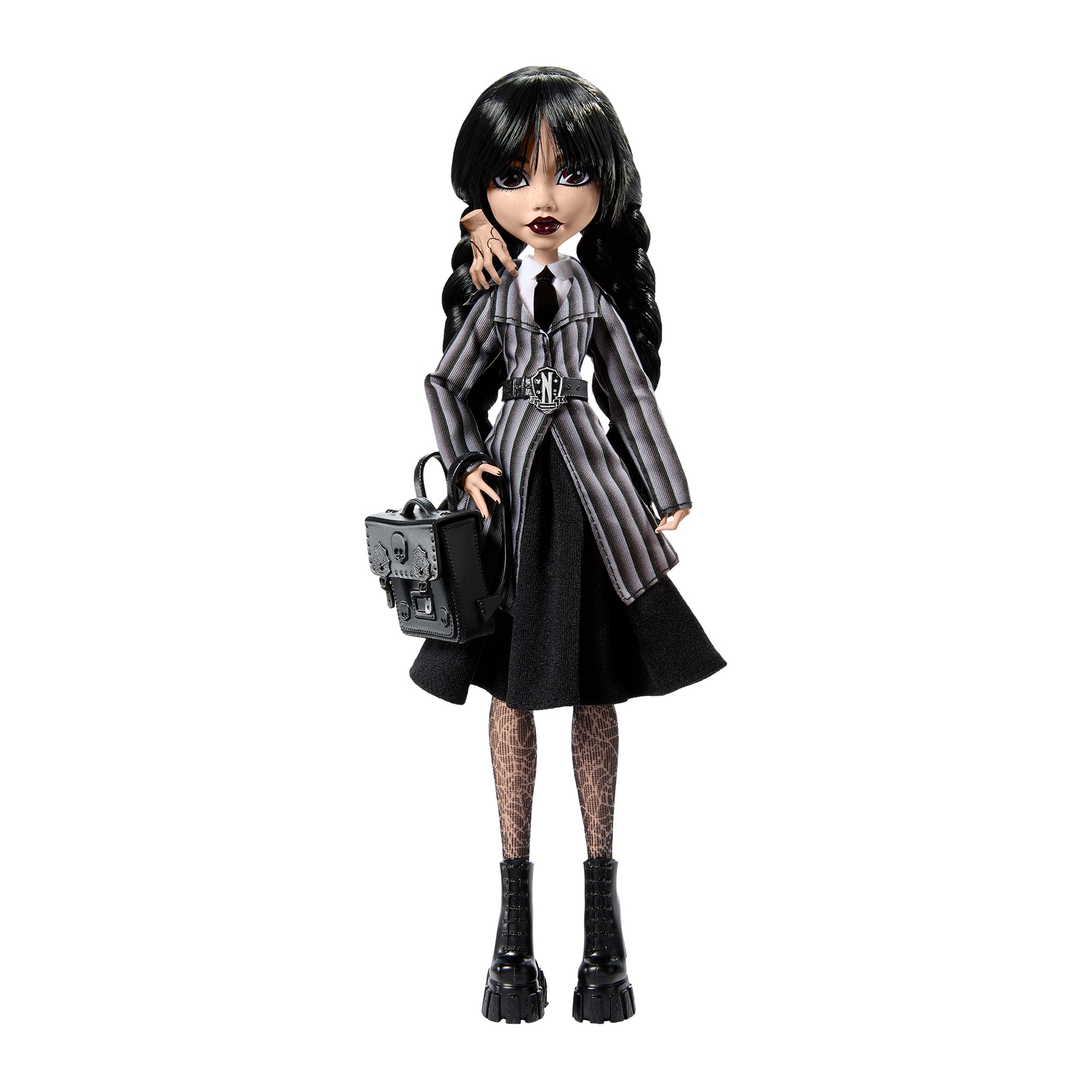 Monster High-Mercredi Addams En Uniforme-Poupée Avec La Chose - Image 2
