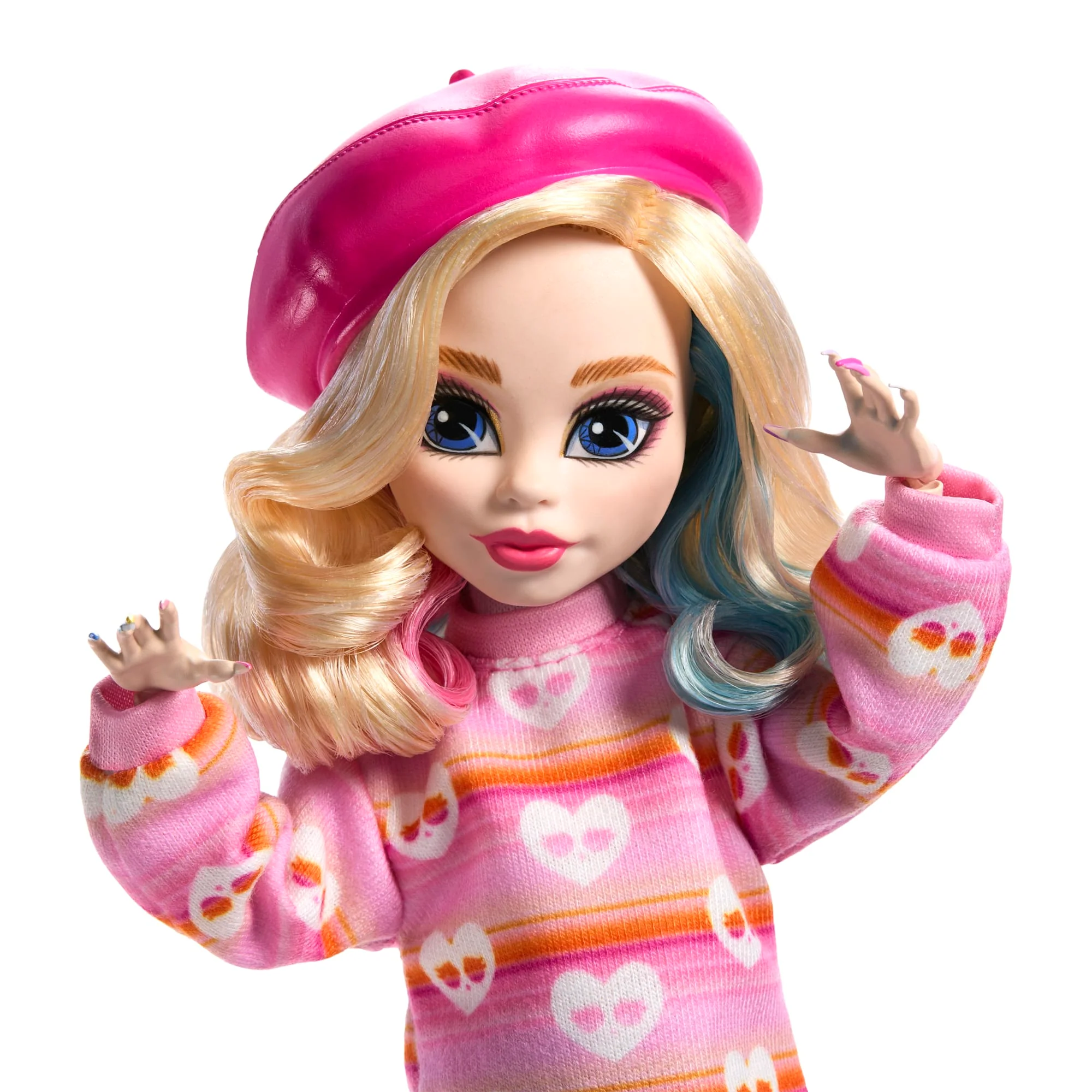 Monster High Wednesday Sammelpuppe, Enid Sinclair in Pink Mit Accessoires - Image 2