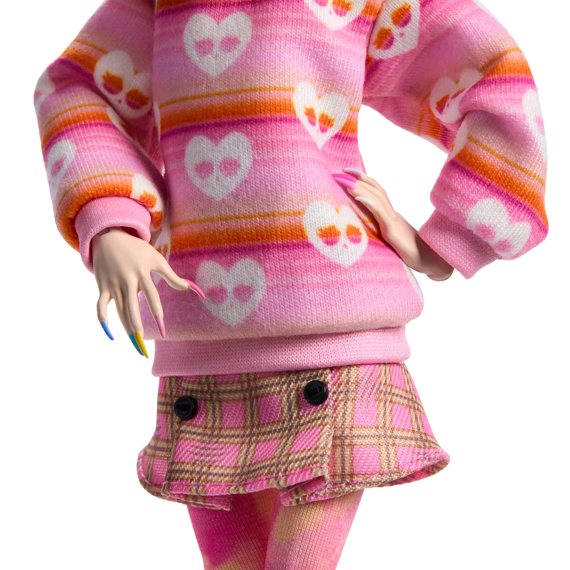 Monster High Wednesday Sammelpuppe, Enid Sinclair in Pink Mit Accessoires - Image 3