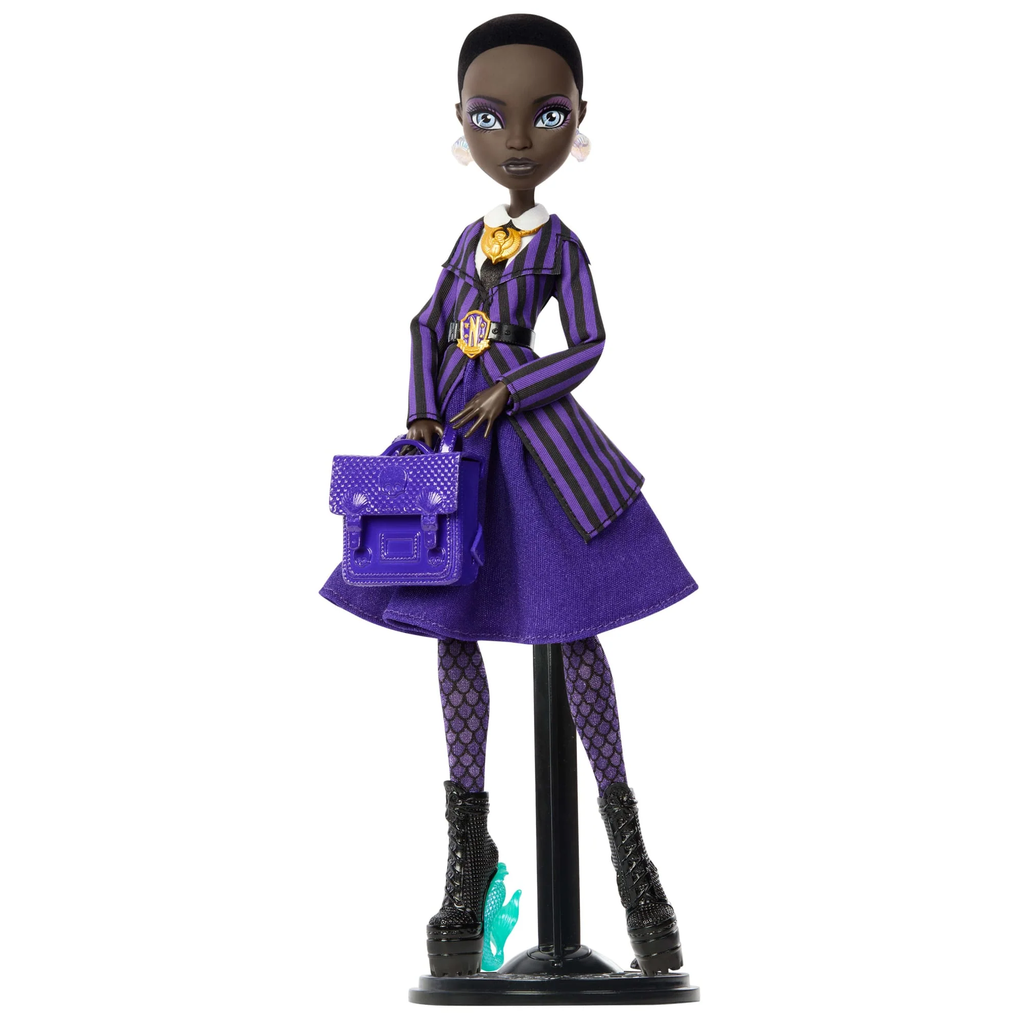 Monster High x Wednesday Bianca Barclay Lalka kolekcjonerska Szkolny mundurek Zabawka 6+ - Image 6