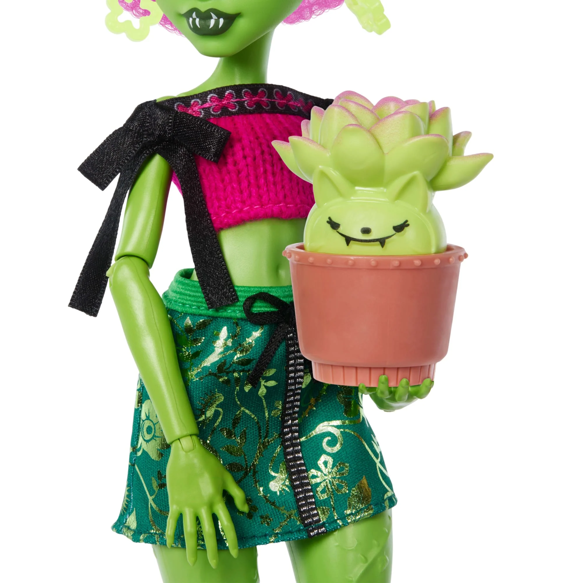 Monster High Zelfzorg Met Een Griezelig Tintje Venus Mcflytrap Modepop Met 13 Realistische Accessoires - Image 4
