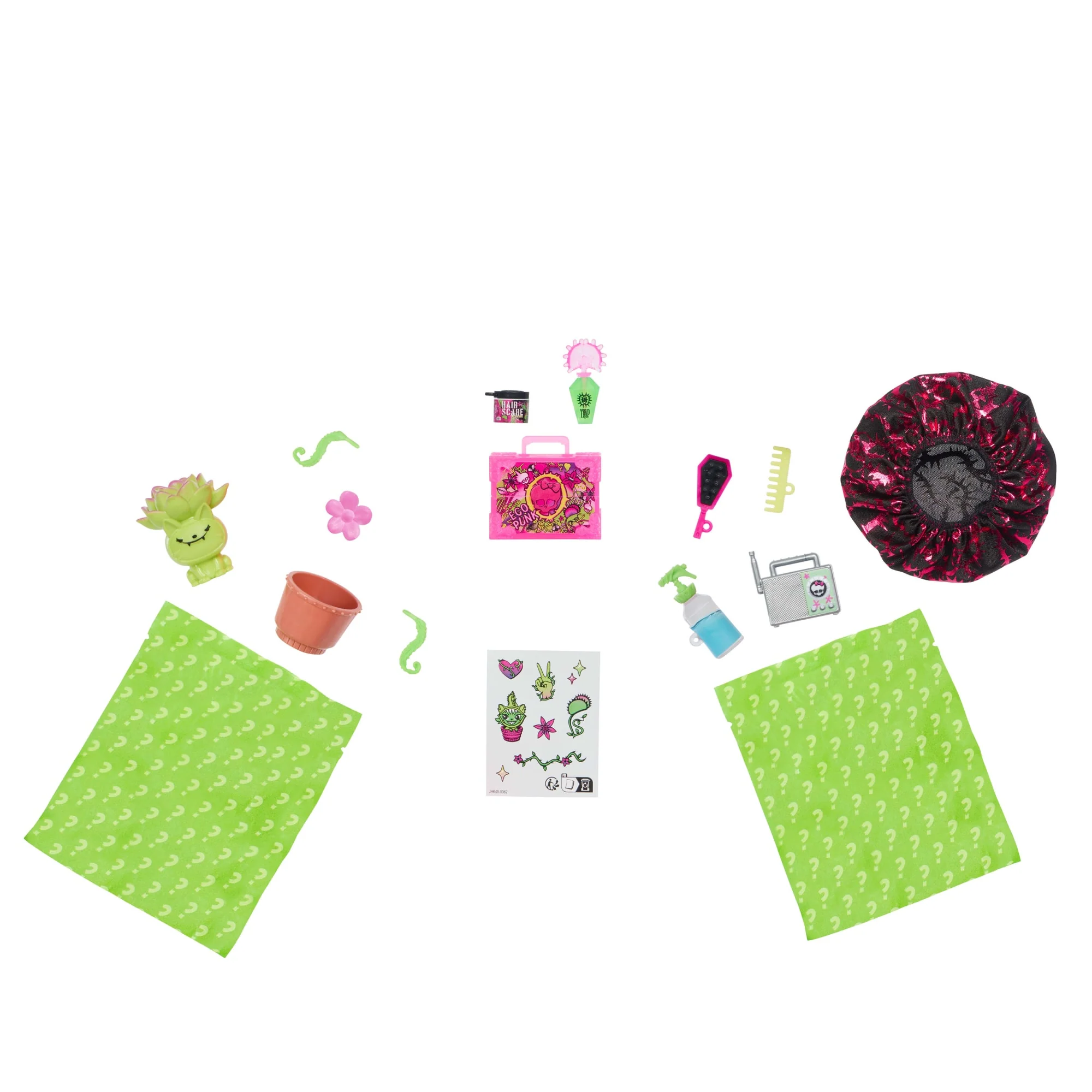 Monster High Zelfzorg Met Een Griezelig Tintje Venus Mcflytrap Modepop Met 13 Realistische Accessoires - Image 6