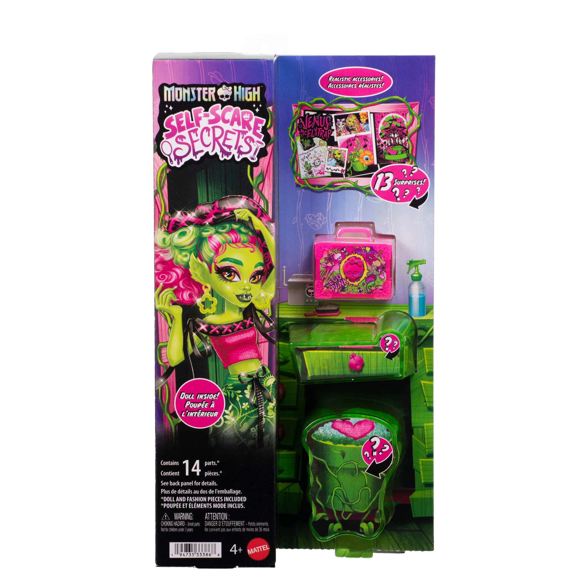 Monster High Zelfzorg Met Een Griezelig Tintje Venus Mcflytrap Modepop Met 13 Realistische Accessoires - Image 7
