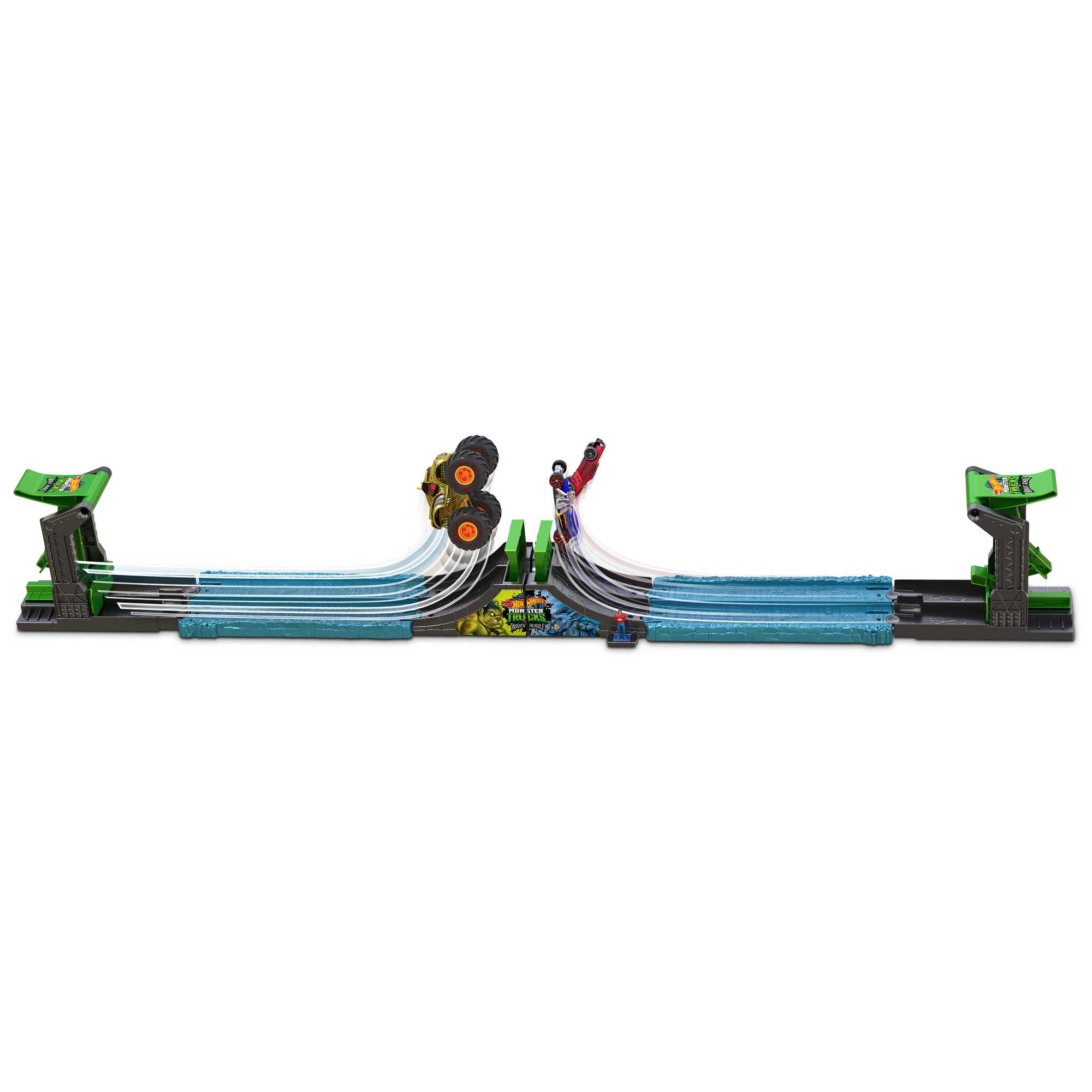 Набор игровой Hot Wheels Монстр-трак Драка банд - Image 2