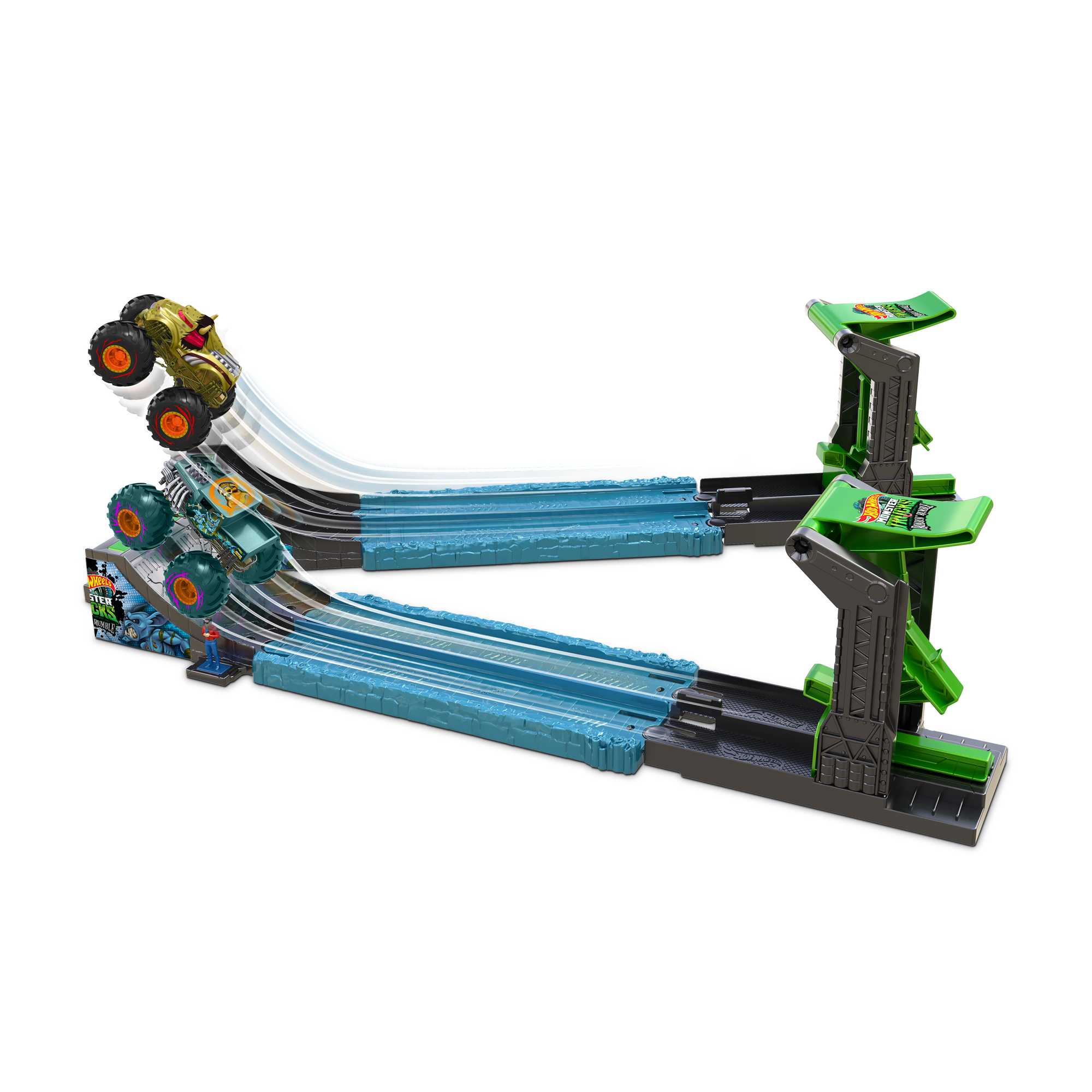 Набор игровой Hot Wheels Монстр-трак Драка банд - Image 4