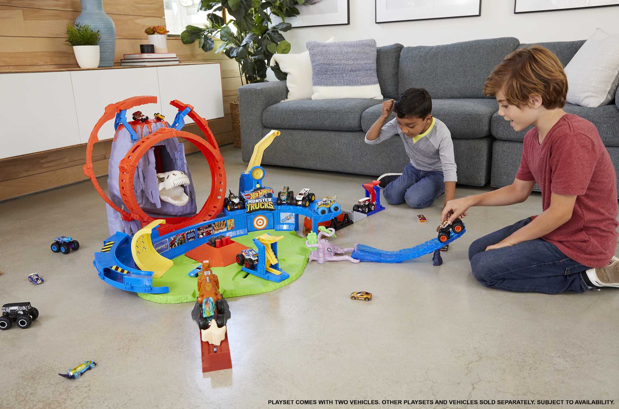 Набор игровой Hot Wheels Монстр-трак Вулкан Арена - Image 2