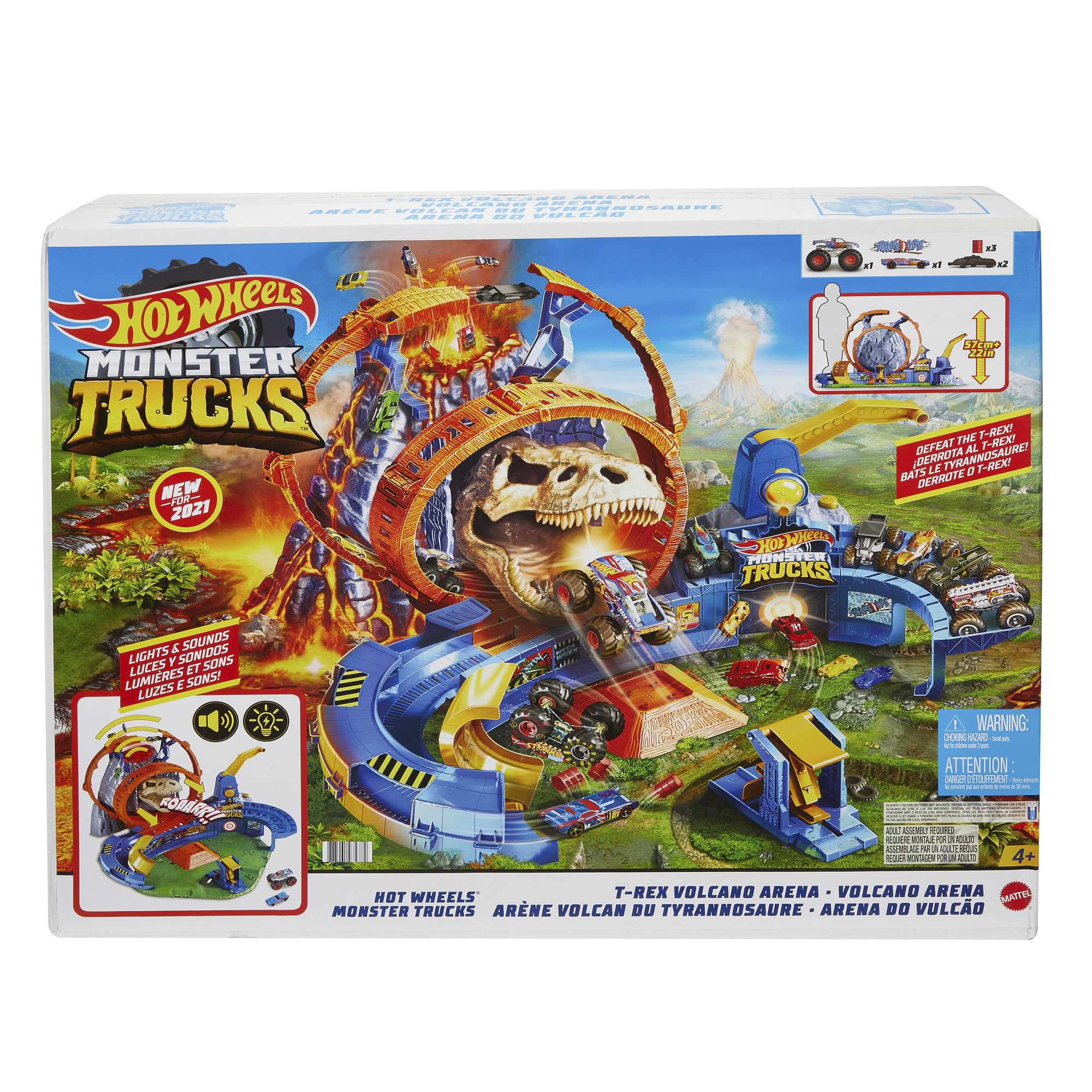 Набор игровой Hot Wheels Монстр-трак Вулкан Арена - Image 6