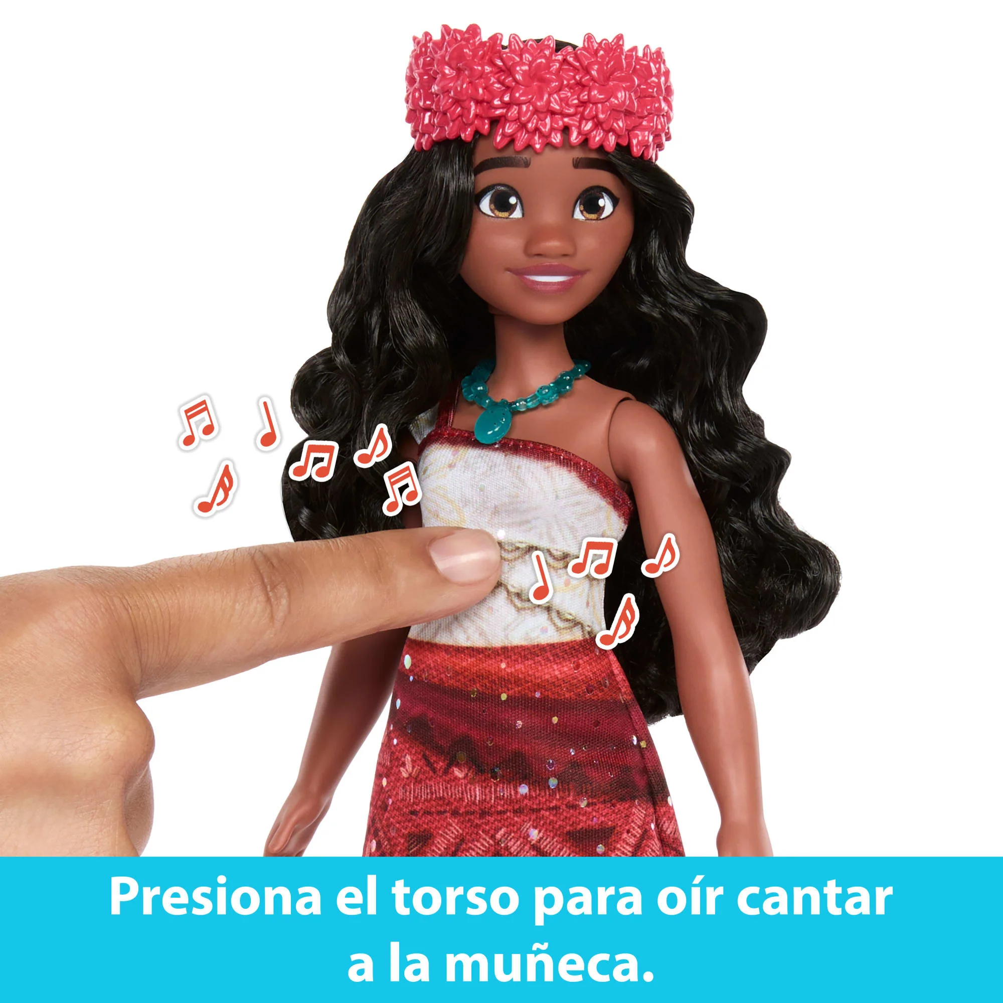 Muñeca Aventura Musical De Vaiana De “Vaiana 2” De Disney Con Accesorios, Canta “Vaiana 2” En Cuatro Idiomas - Image 3