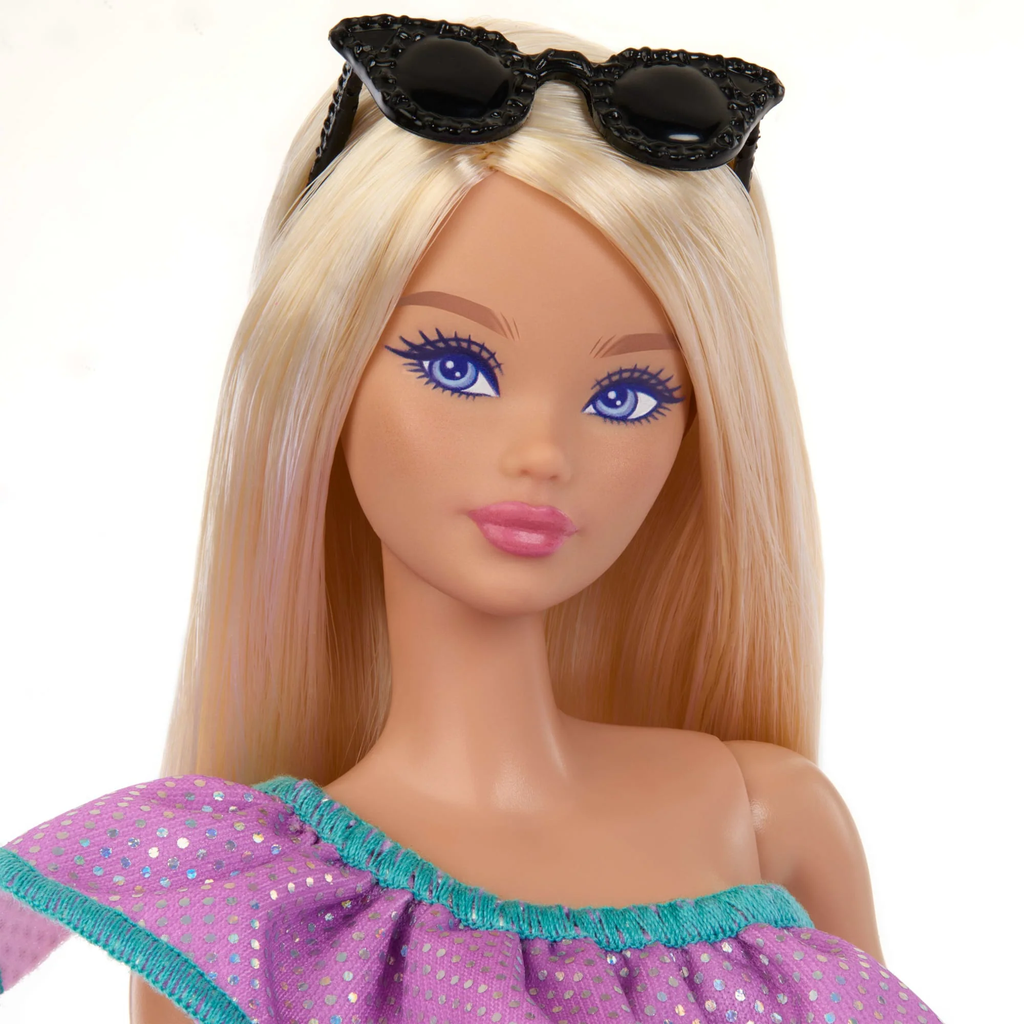 Muñeca Barbie Con Ropa Y Accesorios De Moda, Incluidos Vestidos De Fiesta Y Carteras (3 Trajes) - Image 2