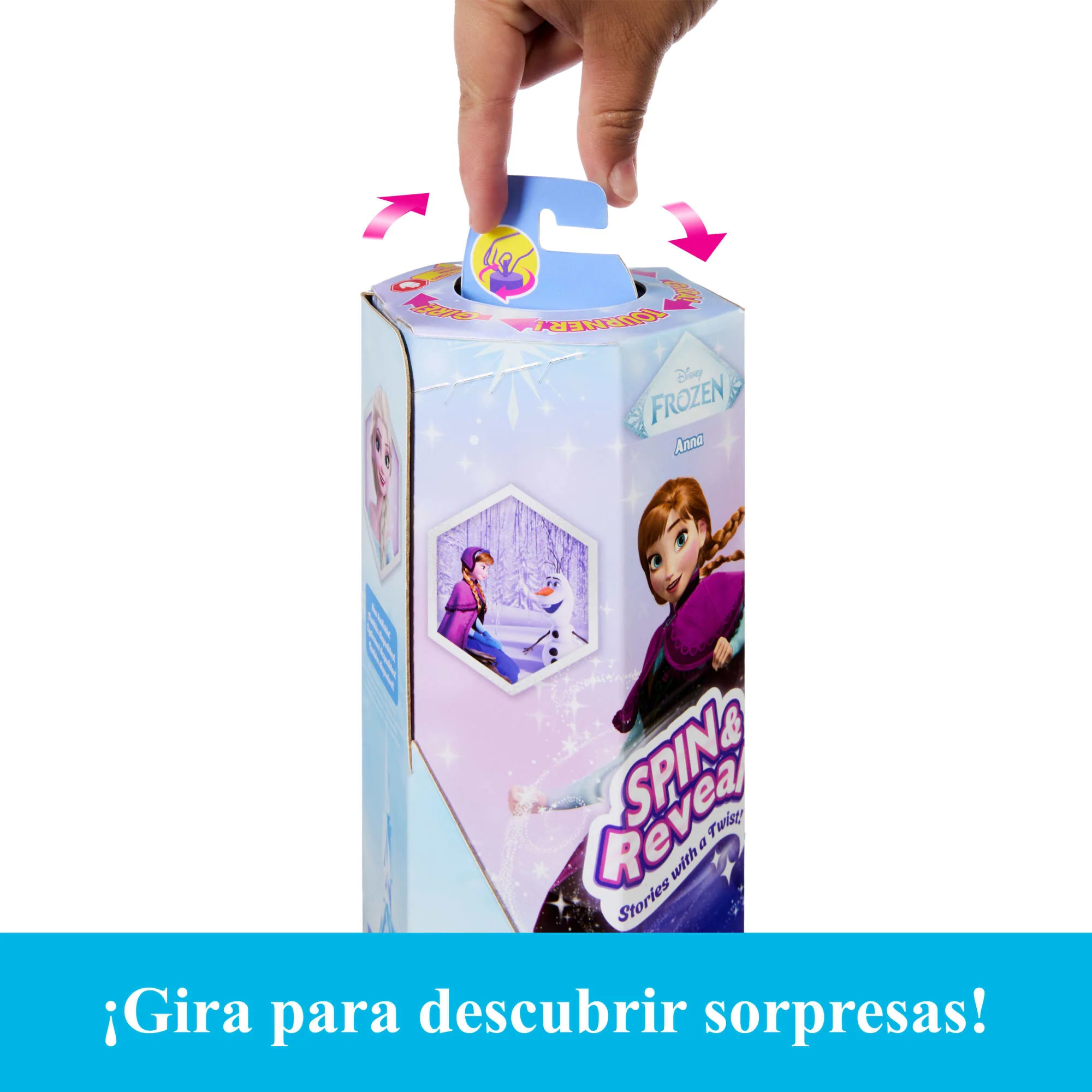 Muñeca De Moda Anna Spin & Reveal De Disney Frozen Y Accesorios Con 11 Sorpresas De La Película De Disney - Image 3
