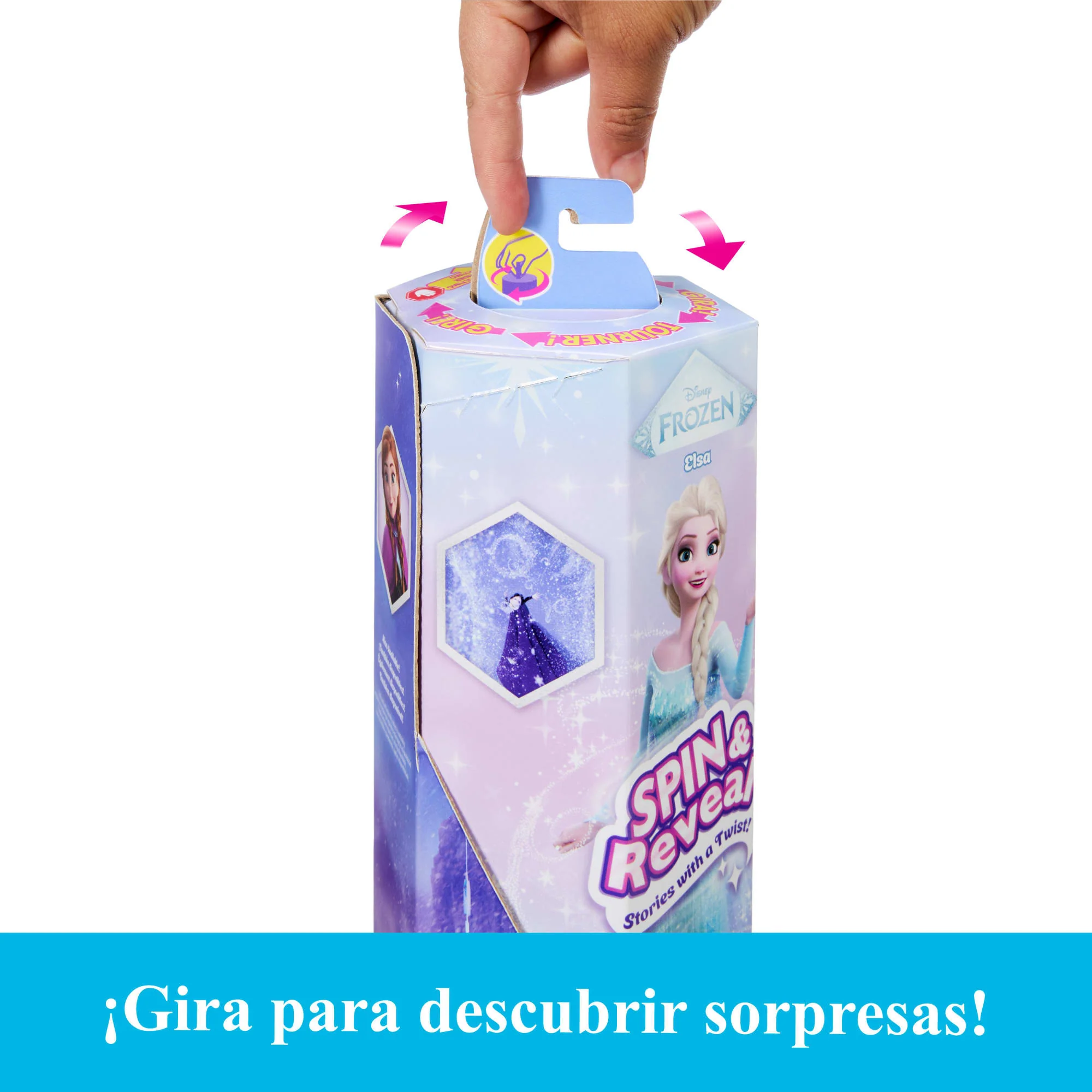 Muñeca De Moda Elsa Spin & Reveal De Disney Frozen Y Accesorios Con 11 Sorpresas De La Película De Disney - Image 3