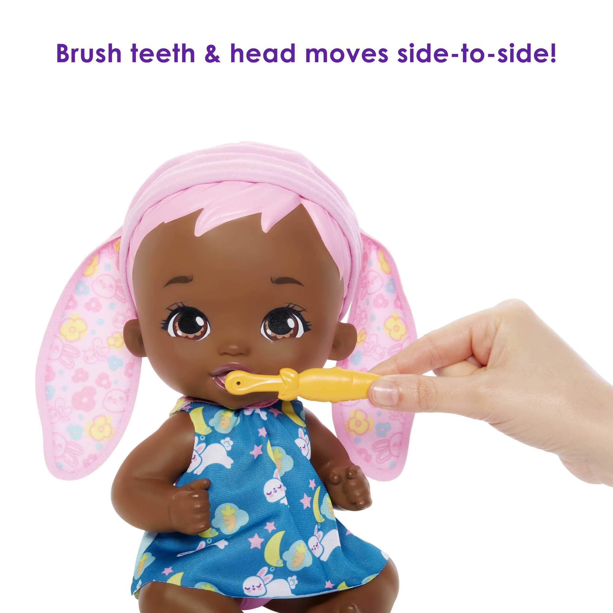 My Garden Baby Brush & Smile Little Bunny Baby Doll - Image 3