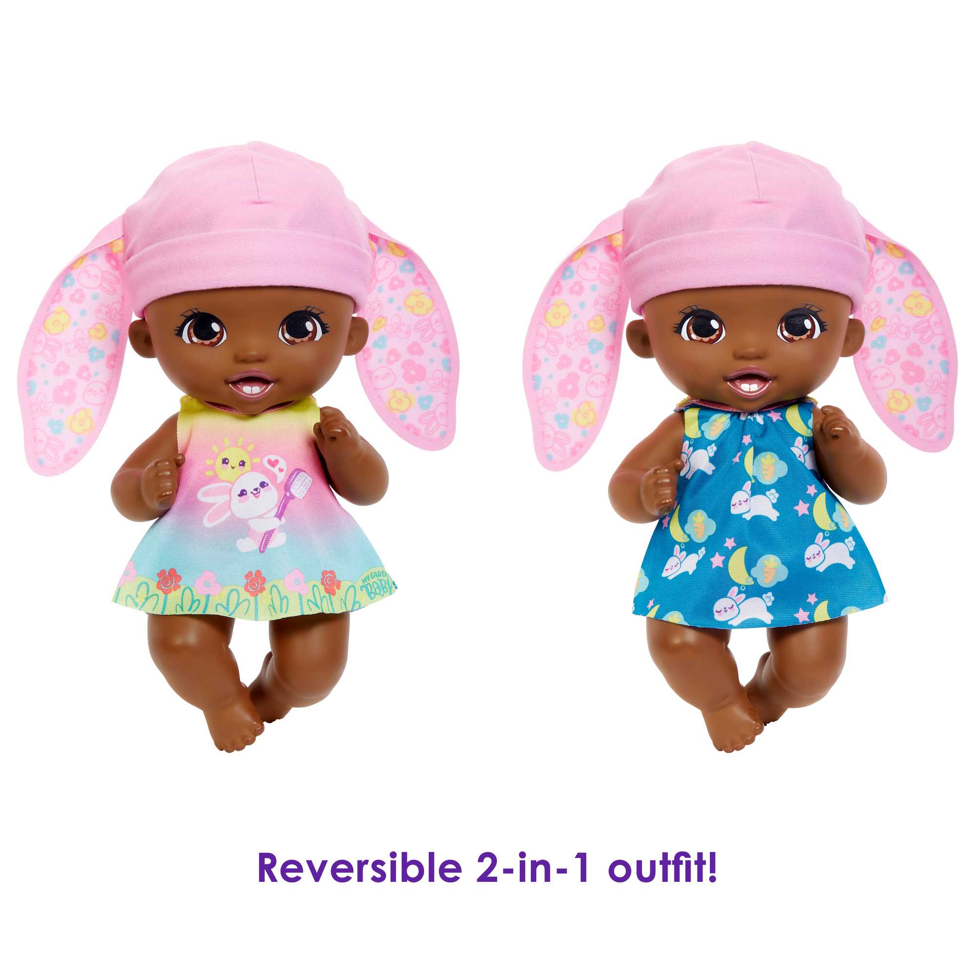 My Garden Baby Brush & Smile Little Bunny Baby Doll - Image 4