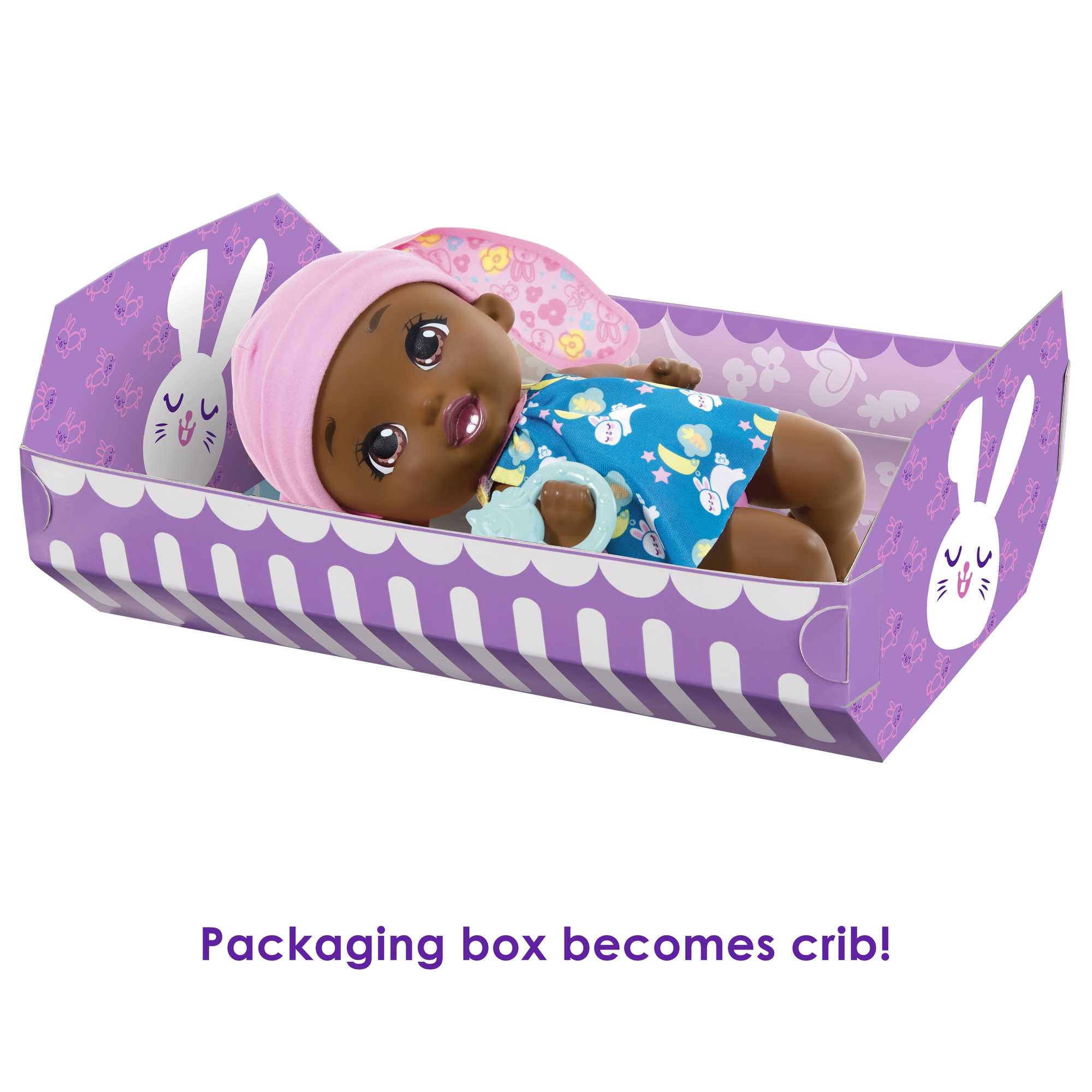 My Garden Baby Brush & Smile Little Bunny Baby Doll - Image 5