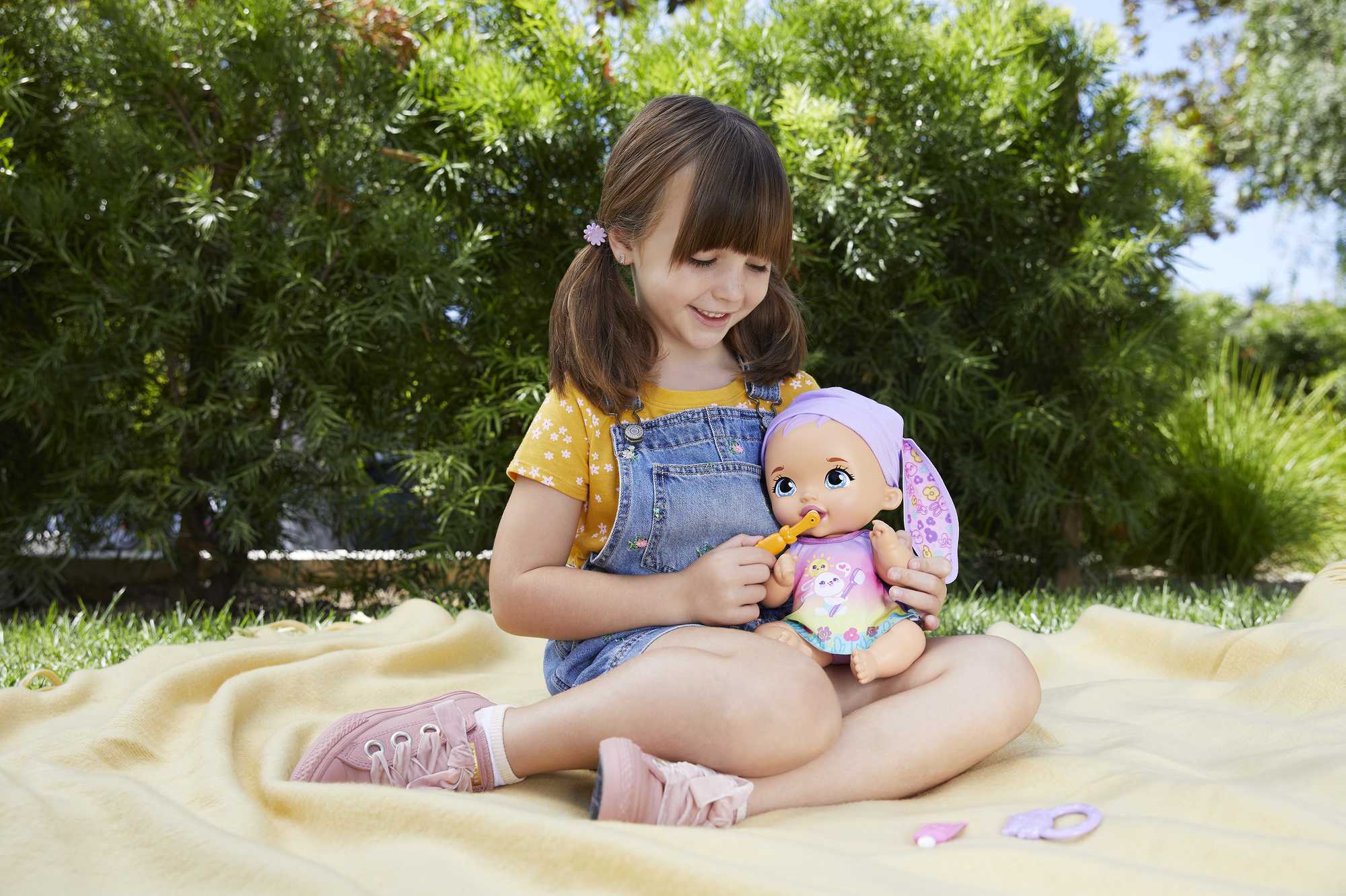 My Garden Baby Brush & Smile Little Bunny Baby Doll - Image 2