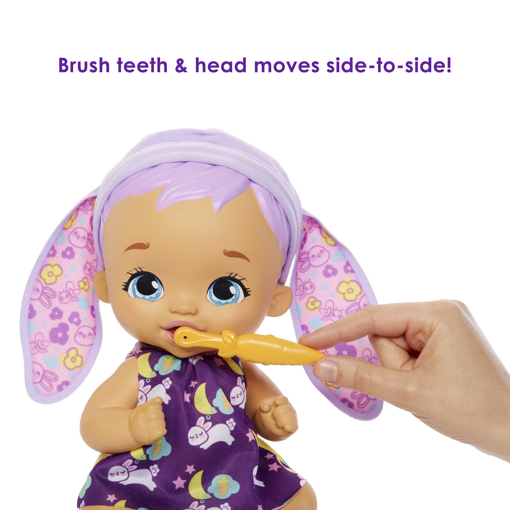 My Garden Baby Brush & Smile Little Bunny Baby Doll - Image 3