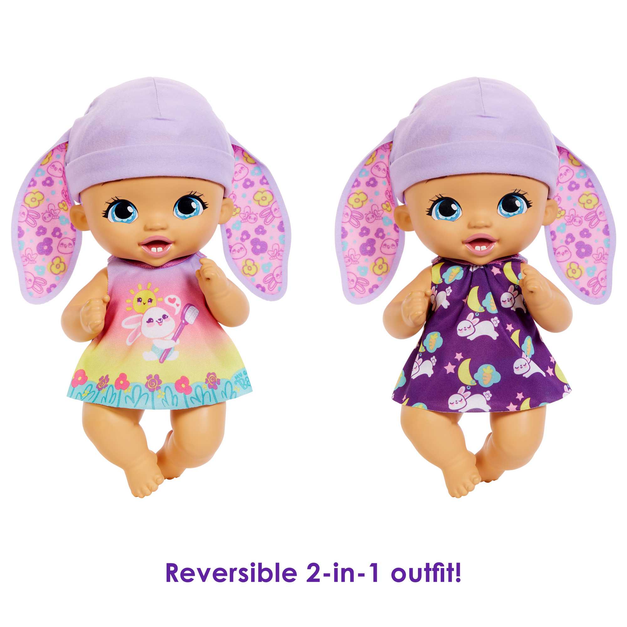 My Garden Baby Brush & Smile Little Bunny Baby Doll - Image 4