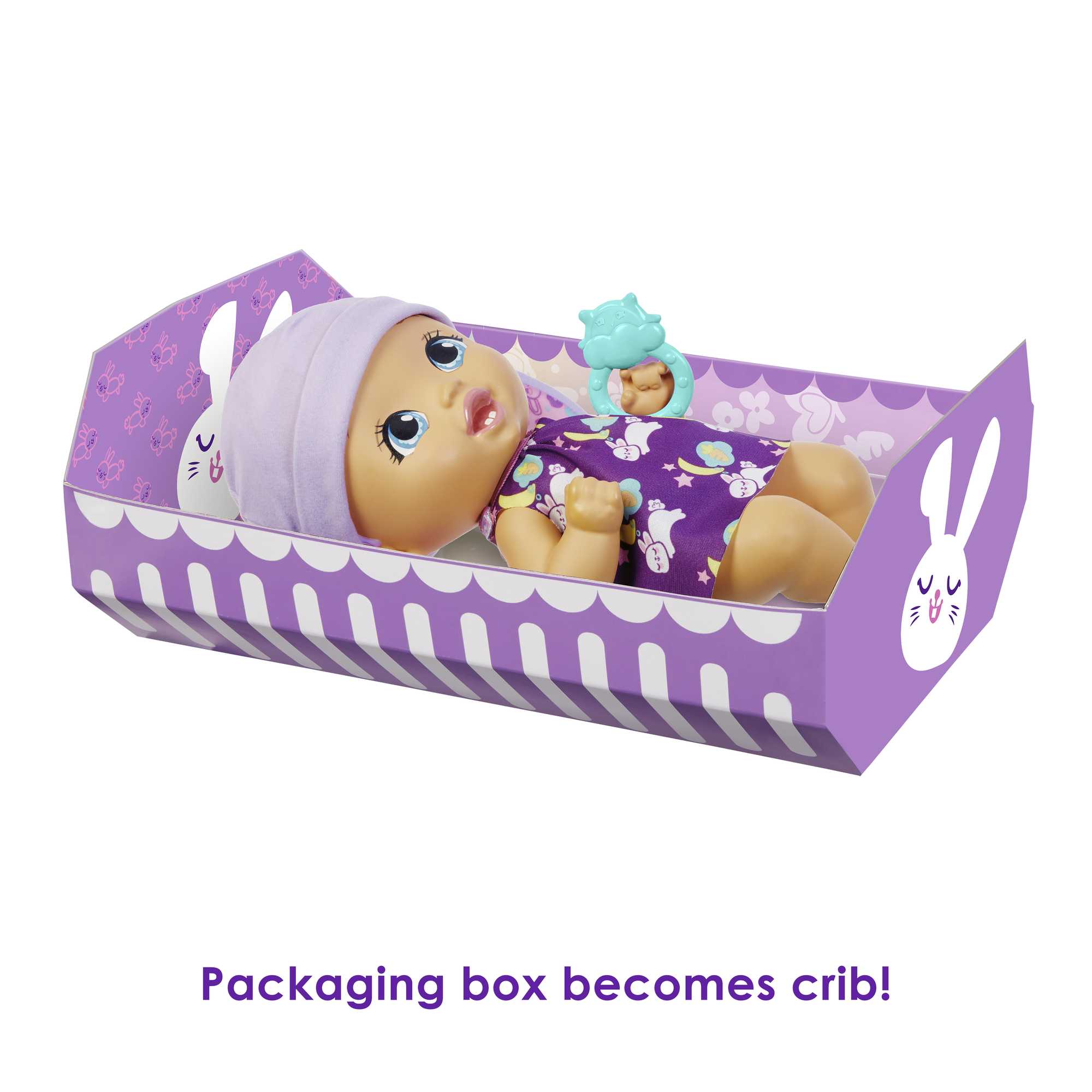 My Garden Baby Brush & Smile Little Bunny Baby Doll - Image 5