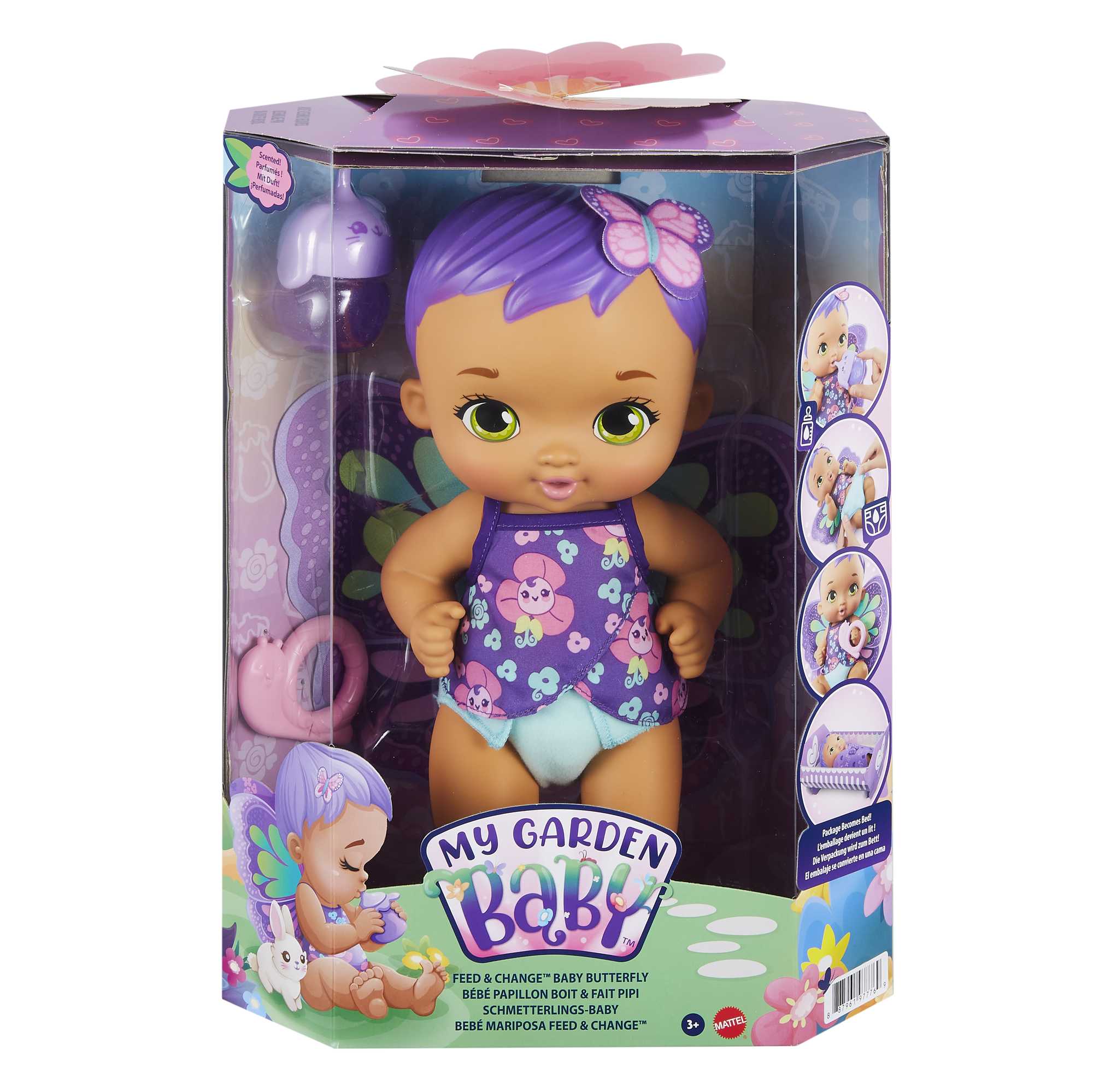 My Garden Baby Feed & Change Baby Butterfly Doll - Image 6