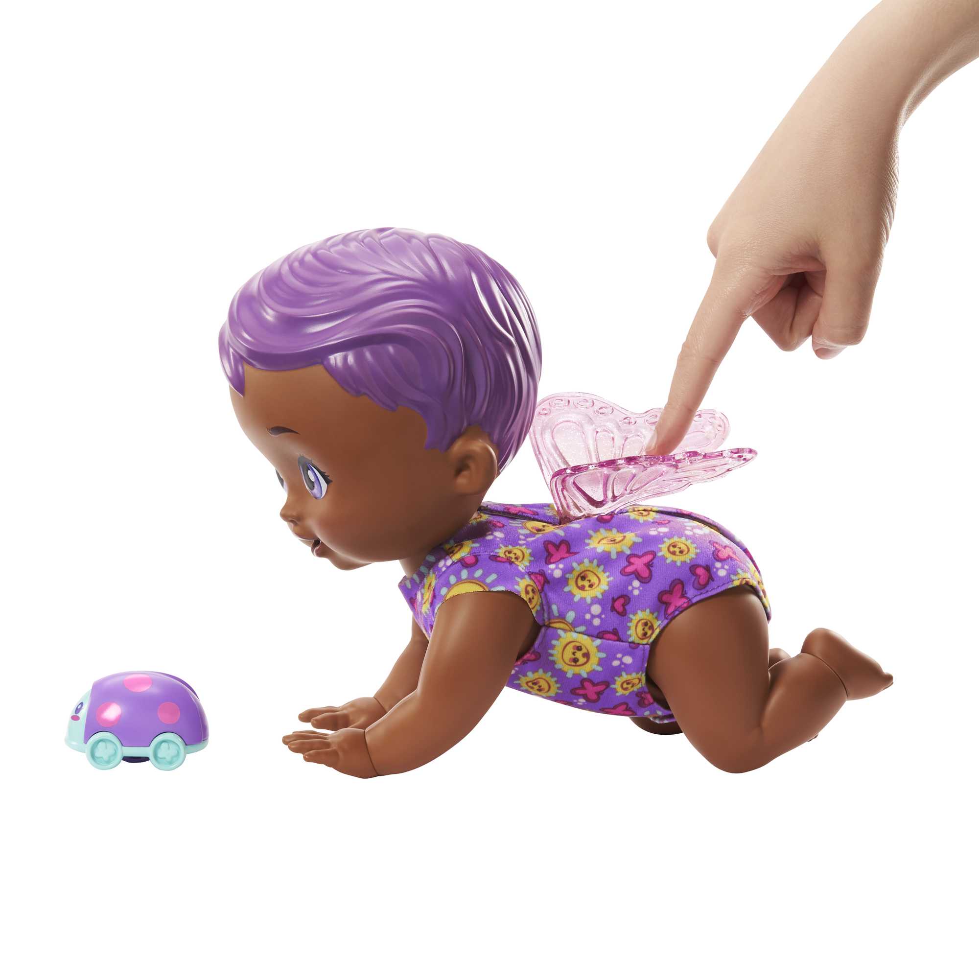 My Garden Baby Giggle & Crawl Baby Butterfly Doll - Image 3