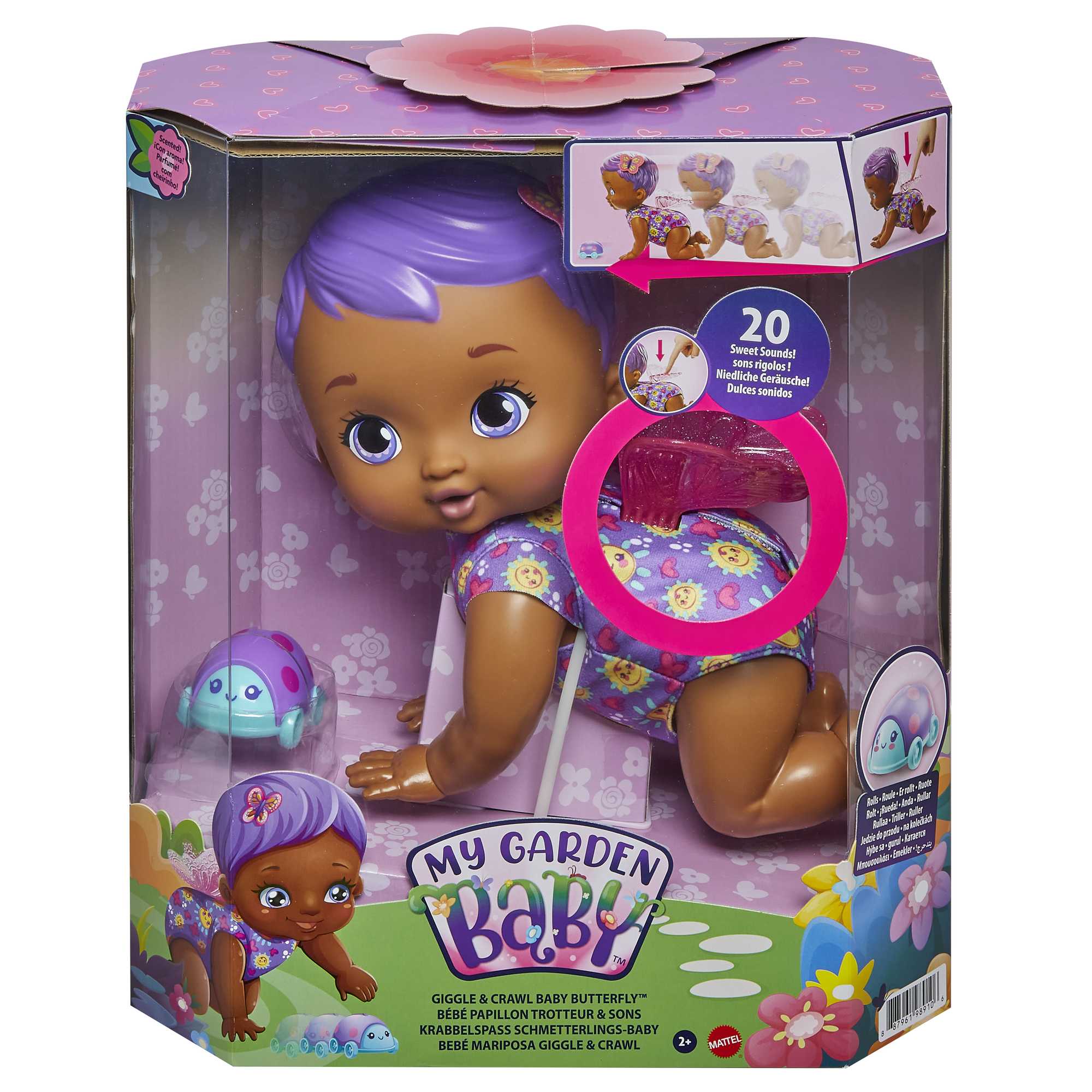 My Garden Baby Giggle & Crawl Baby Butterfly Doll - Image 6