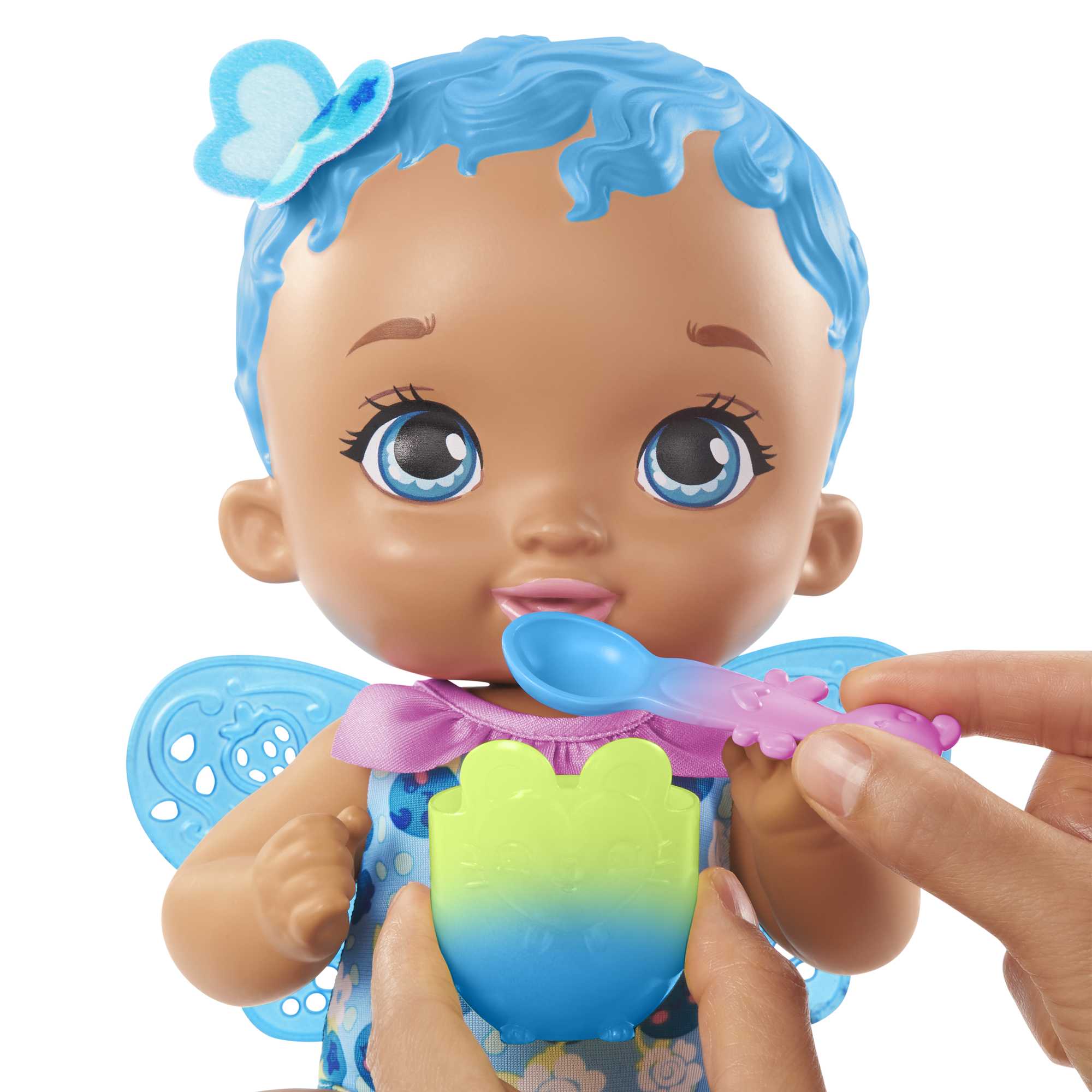 Кукла My Garden Baby Малышка-фея Ягодный обед (голубая) - Image 4