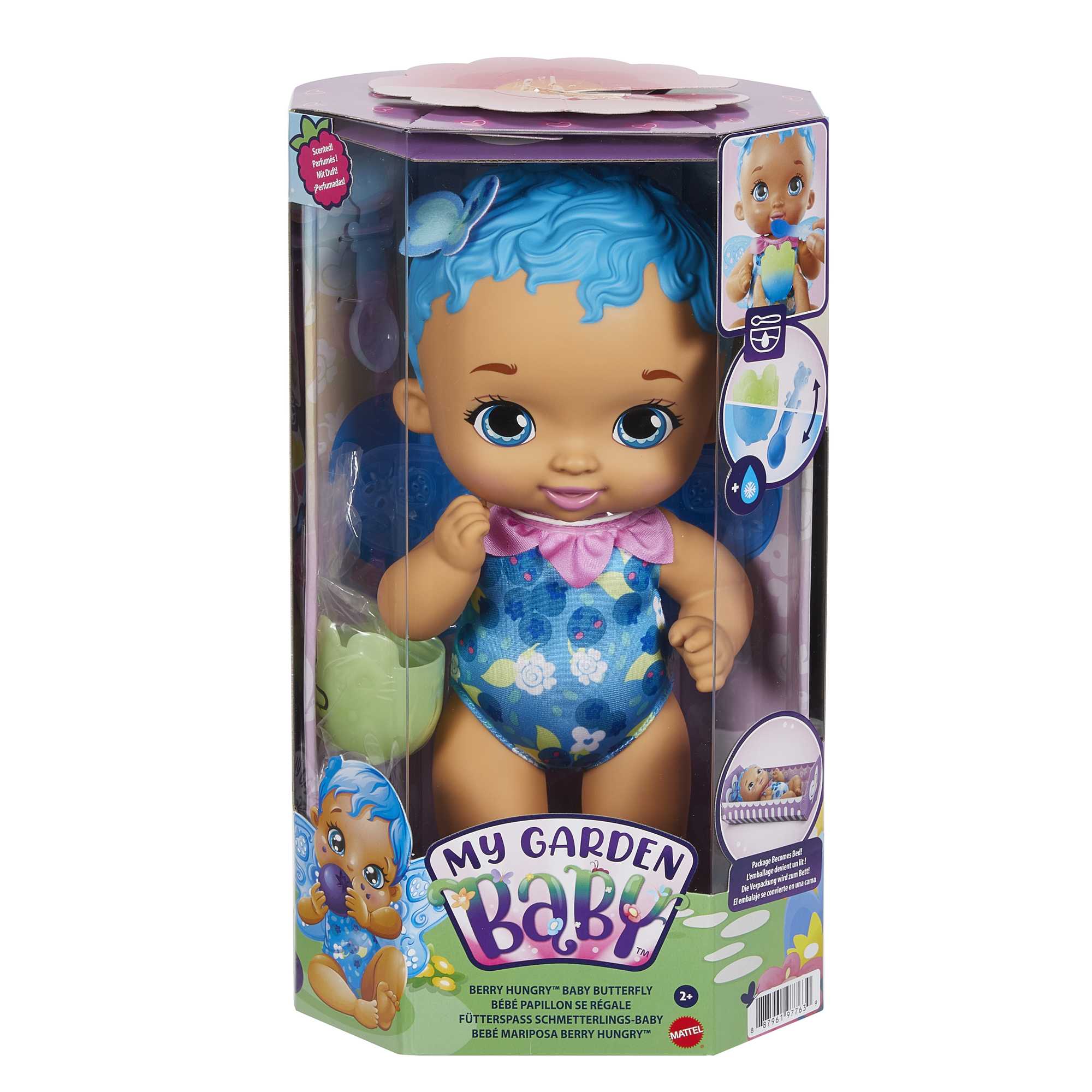 Кукла My Garden Baby Малышка-фея Ягодный обед (голубая) - Image 6