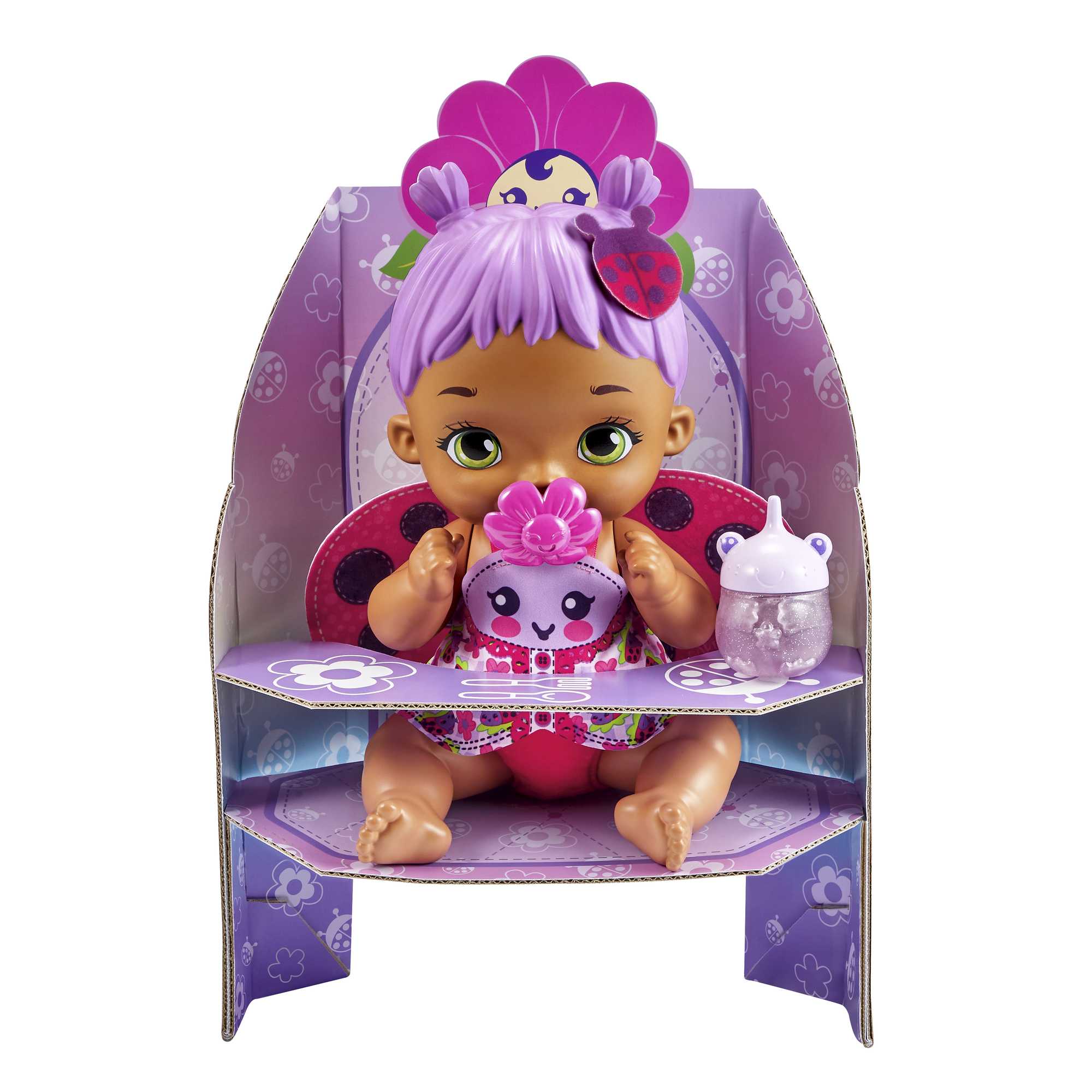 My Garden Baby - Bébé Coccinelle Boit Et Fait Pipi - Poupée Bébé - 2 Ans Et + - Image 5
