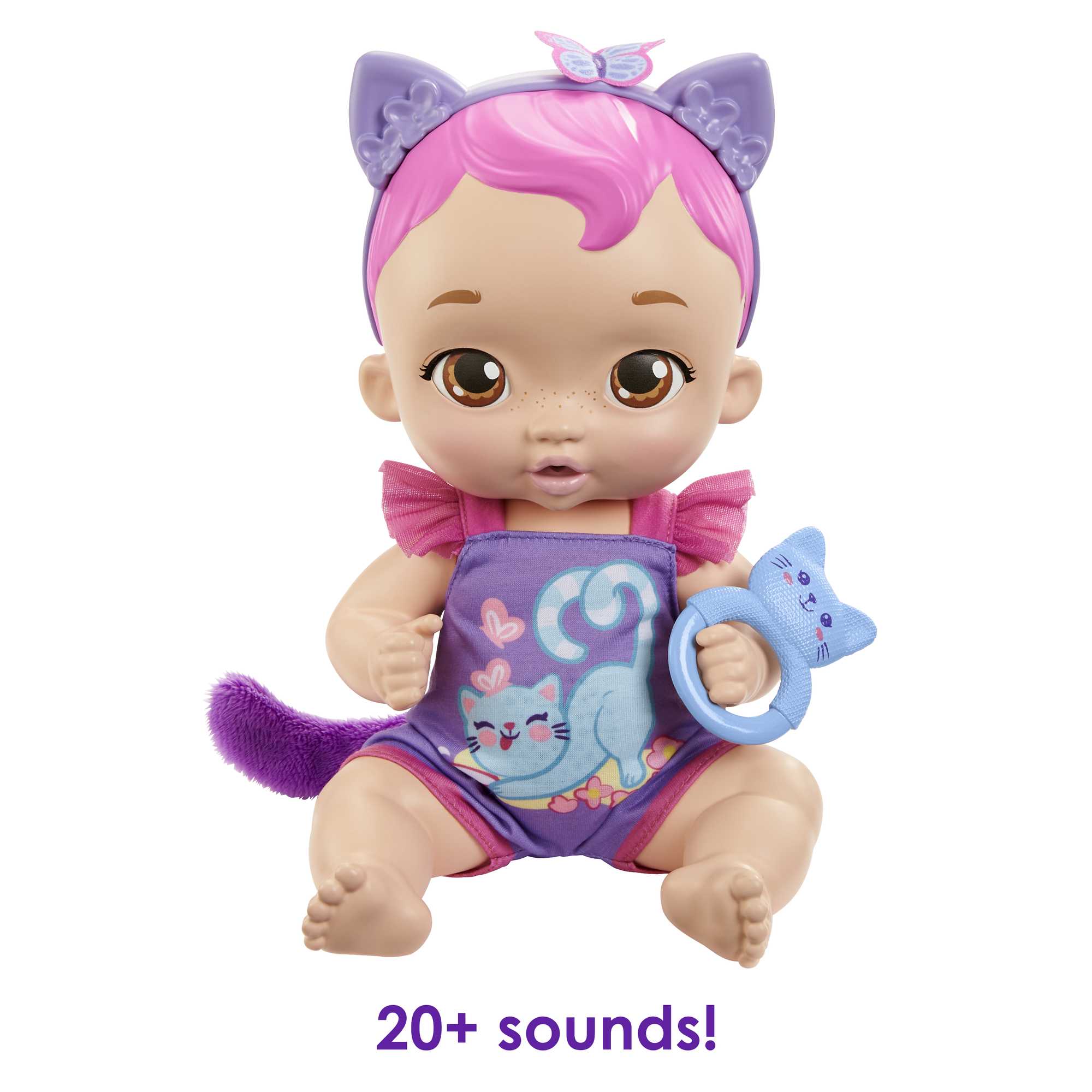 My Garden Baby Snack & Snuggle Baby Kitten Doll - Image 3