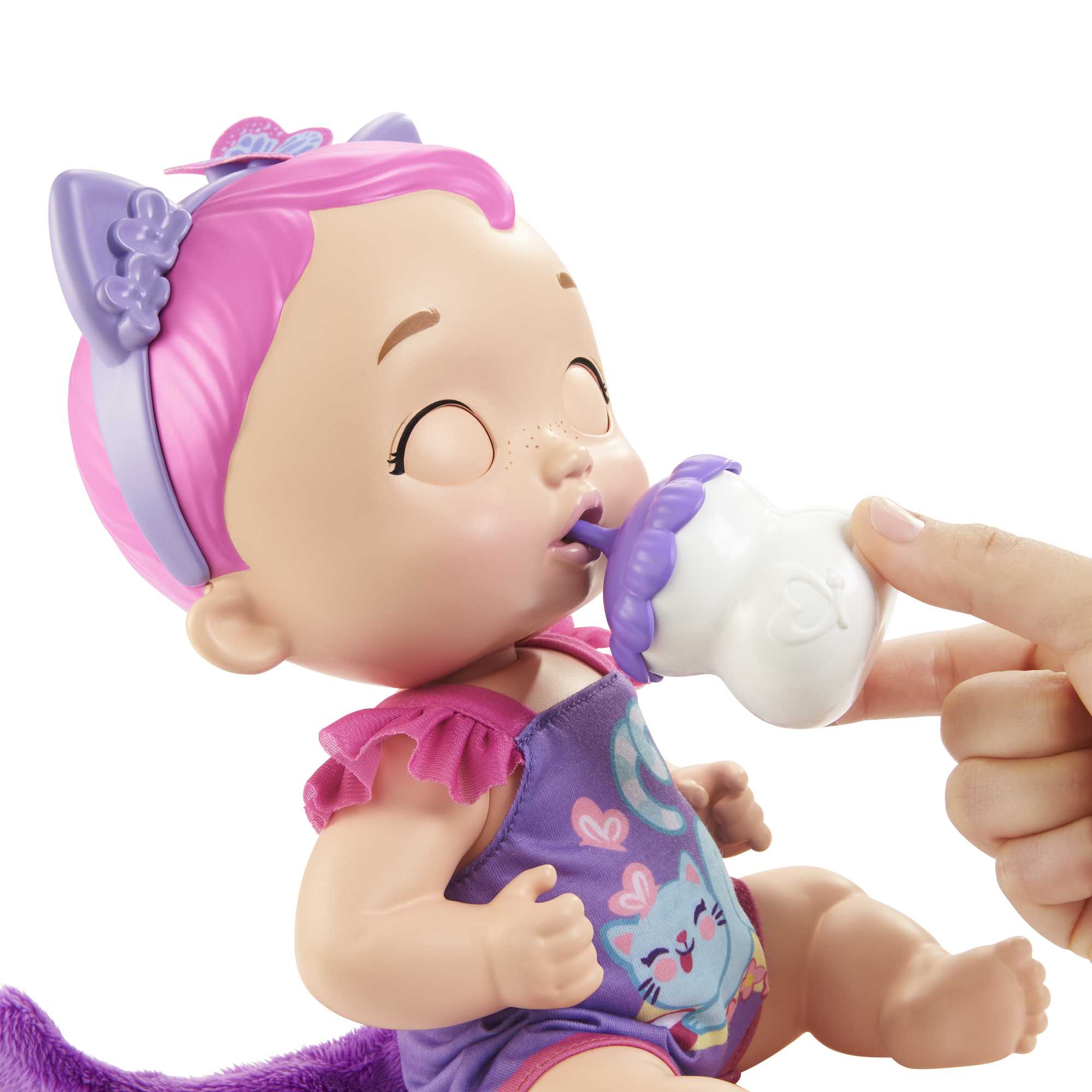 My Garden Baby Snack & Snuggle Baby Kitten Doll - Image 8