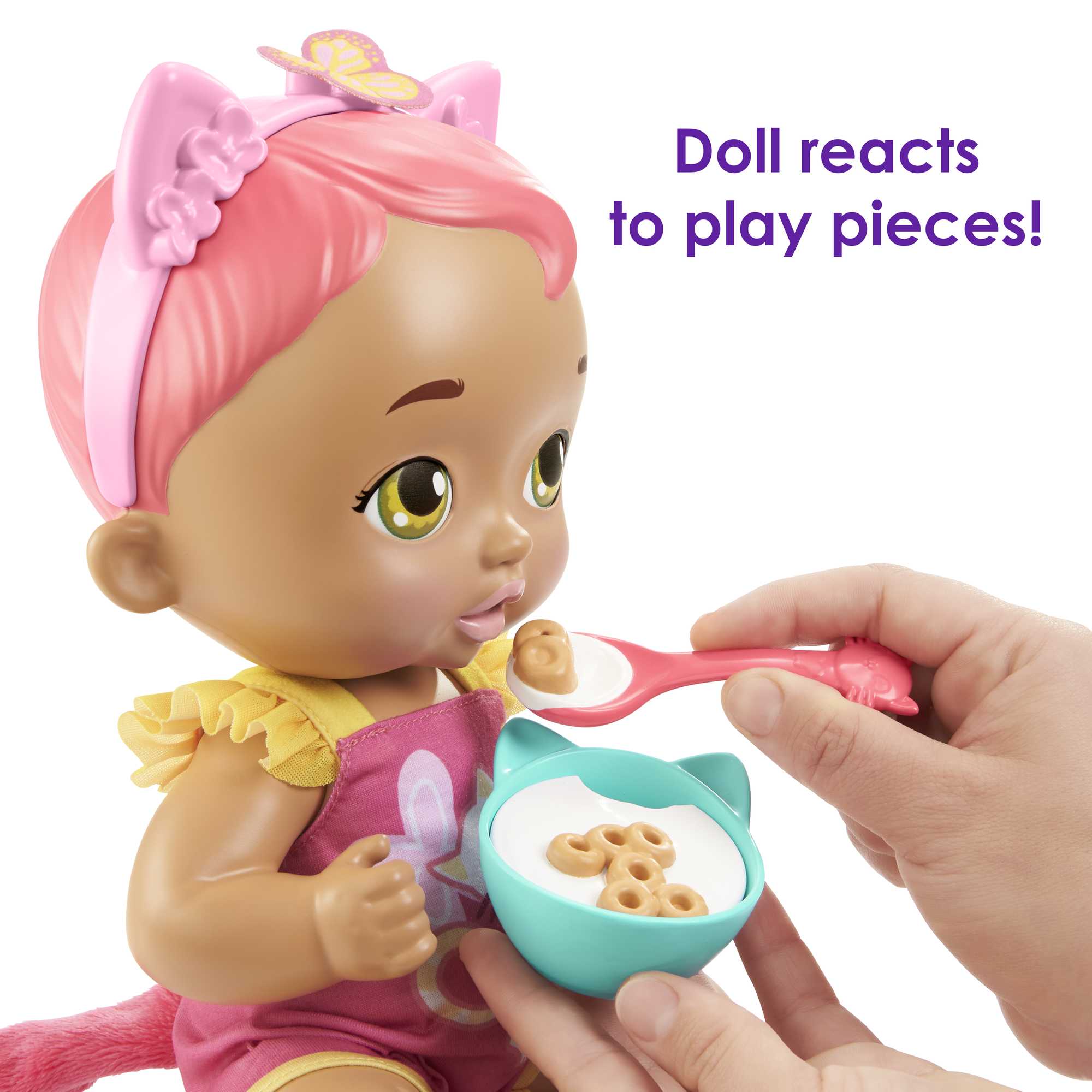 My Garden Baby Snack & Snuggle Baby Kitten Doll - Image 4