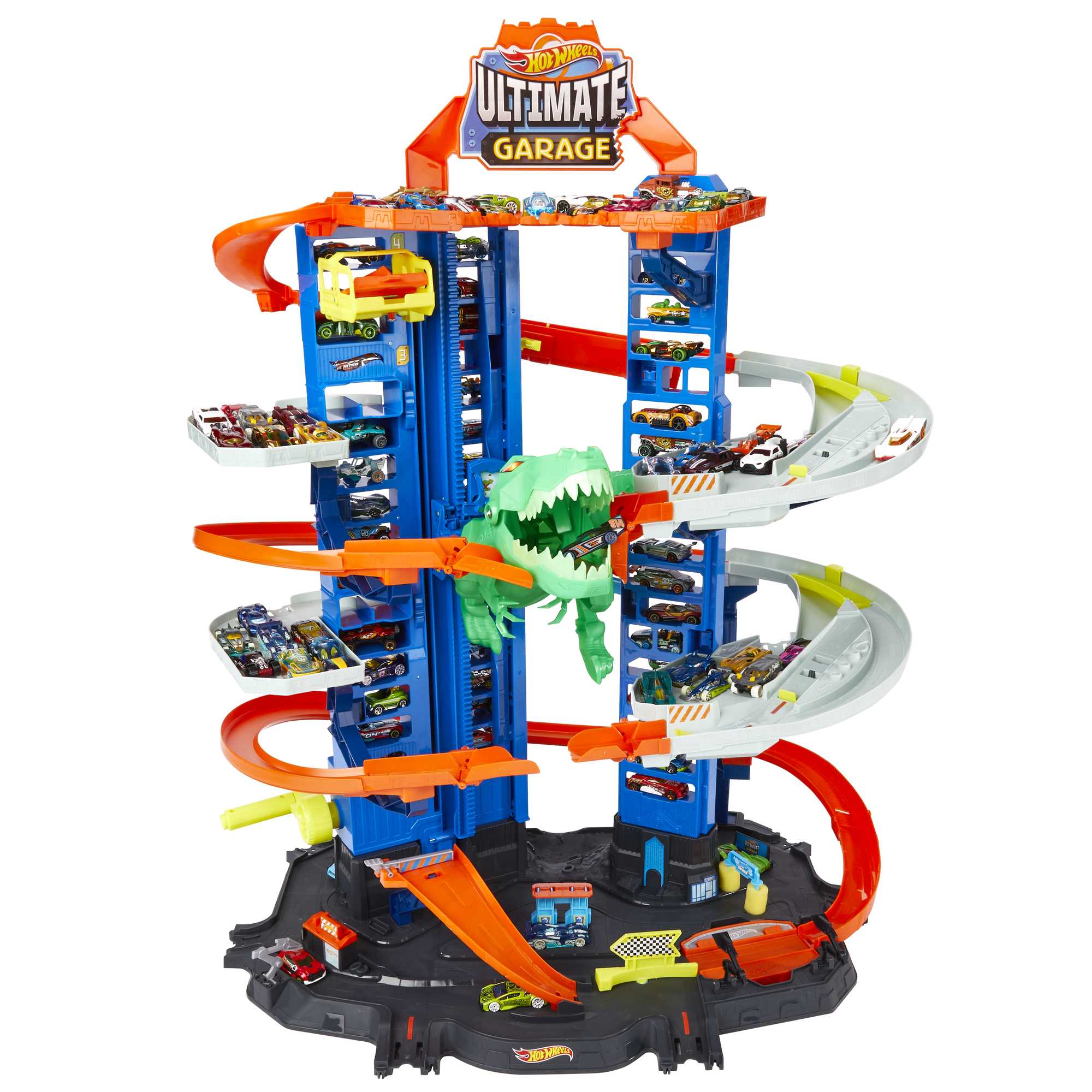 Набор игровой Hot Wheels Сити Невообразимый гараж с тиранозавром - Image 7