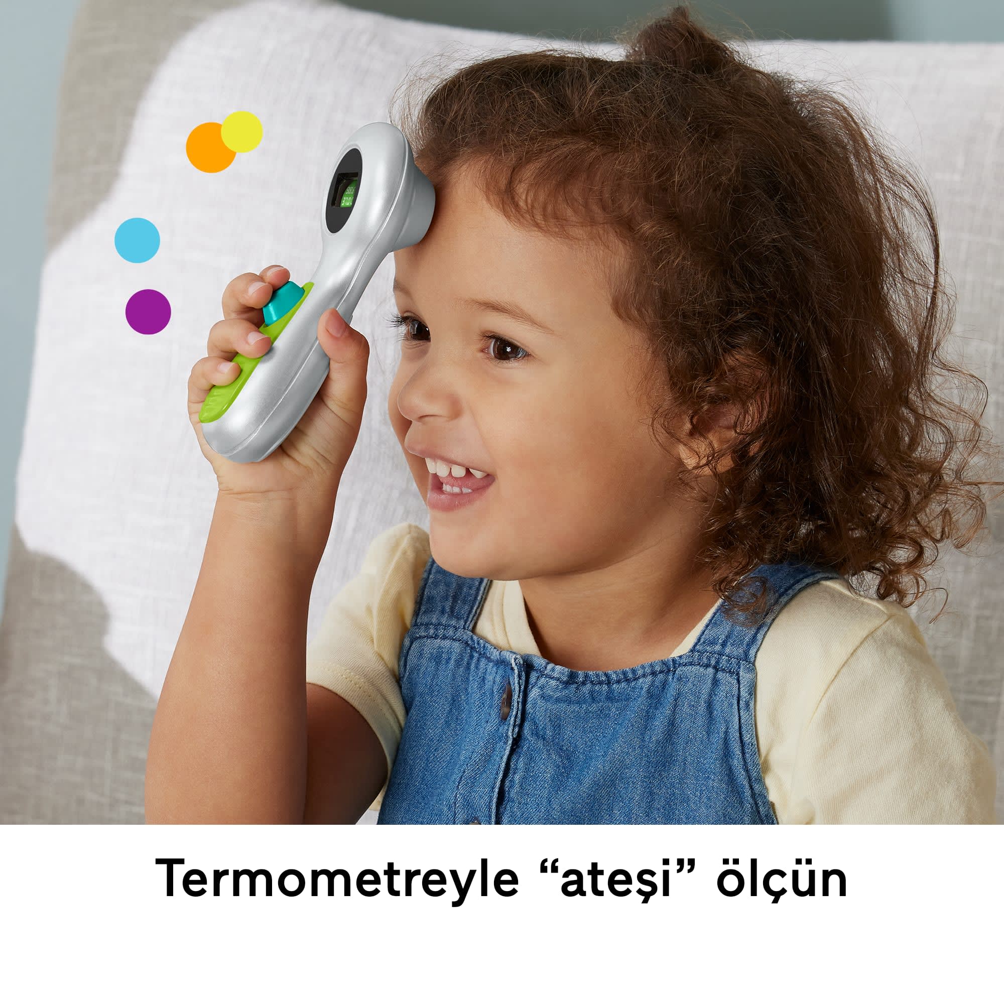Okul Öncesi Çağdaki 3 Yaş Ve Üzeri Çocuklar Için 7 Parçadan Oluşan Fisher-Price Doktor Seti Doktor Oyuncakları - Image 3