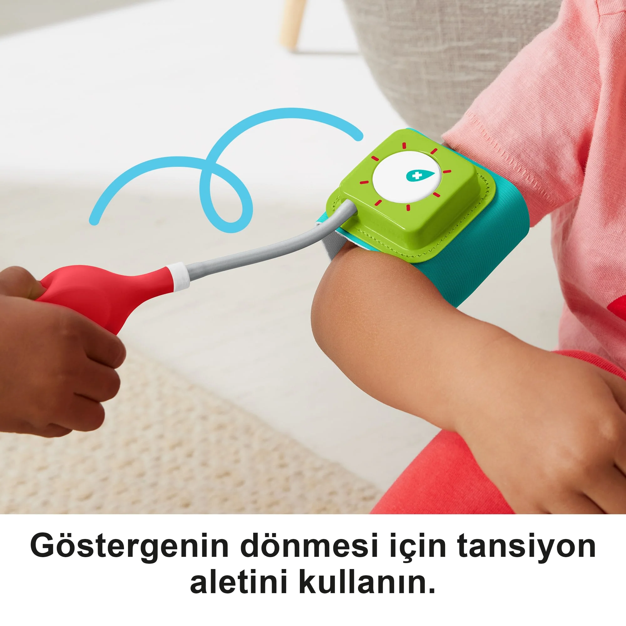 Okul Öncesi Çağdaki 3 Yaş Ve Üzeri Çocuklar Için 7 Parçadan Oluşan Fisher-Price Doktor Seti Doktor Oyuncakları - Image 4