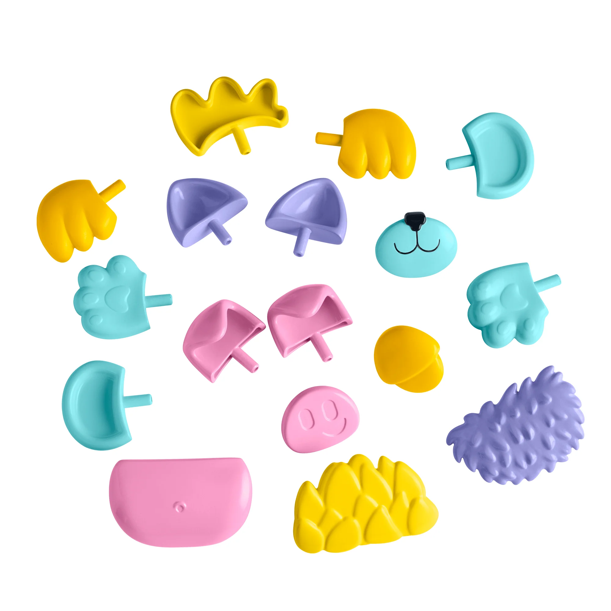 Okul Öncesi Çağdaki Çocuklar Için 18 Parçalı Fisher-Price Fisher-Price Karıştır Ve Eşleştir Hayvan DOStları Blokları - Image 5
