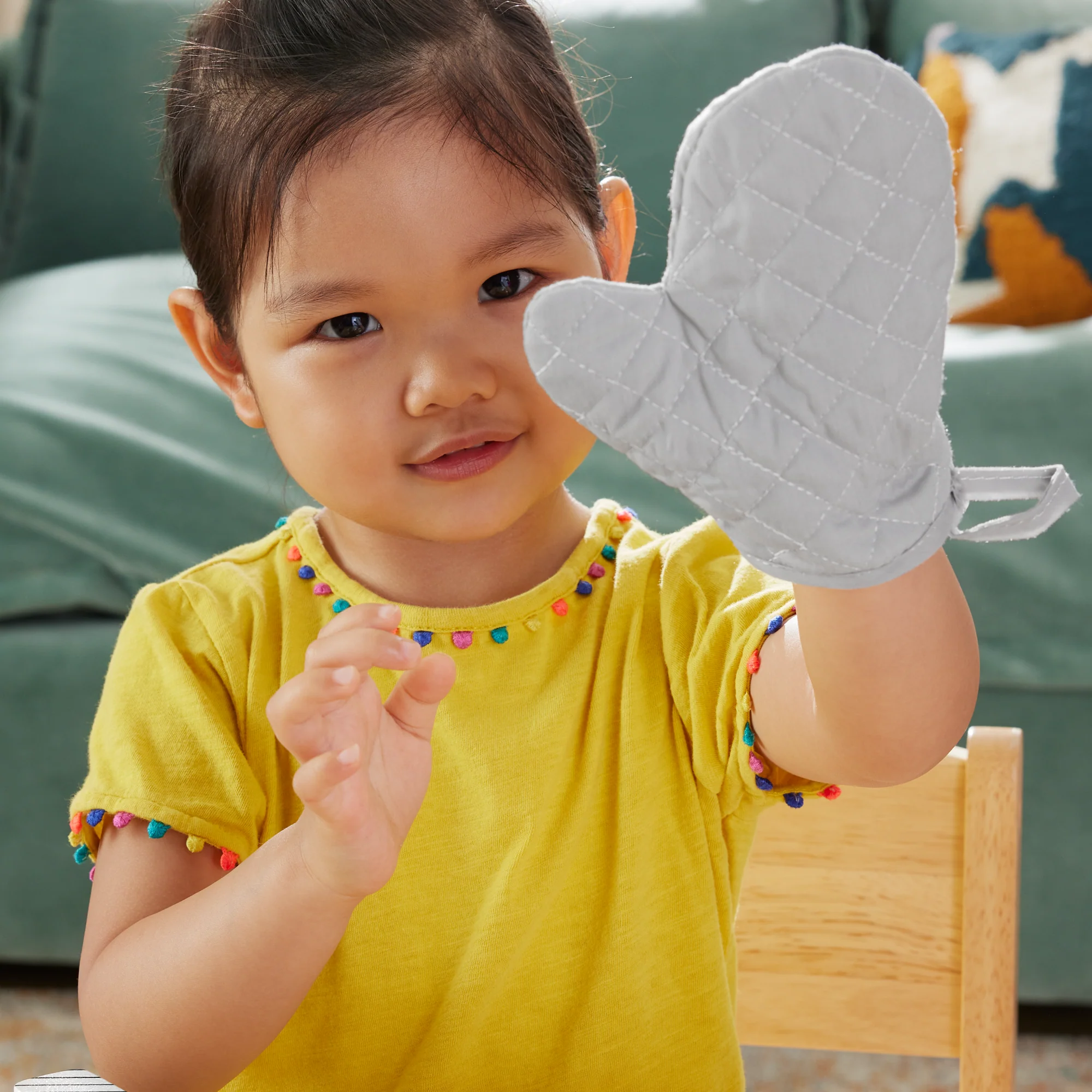 Okul Öncesi Çağdaki Çocuklar Için 19 Parçalı Fisher-Price Ahşap Mutfak Seti - Image 3