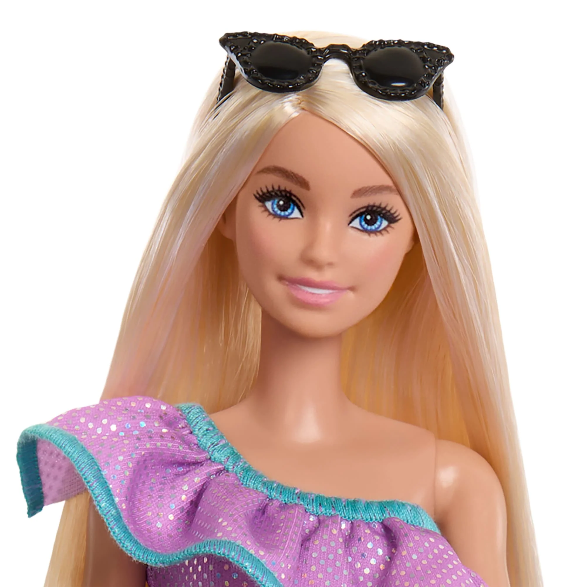Parti Elbiseleri Ve Çantalar Dahil Kıyafetleri Ve Aksesuarlarıyla Barbie Bebek (3 Farklı Kombin) - Image 2