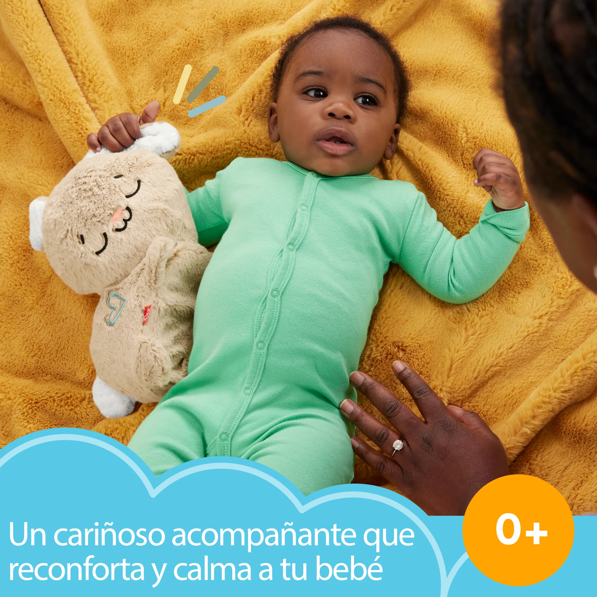 Peluche Para Bebés Y Dispositivo De Sonido Personalizable Con Movimiento Conejito Dulces Sueños De Fisher-Price - Image 2