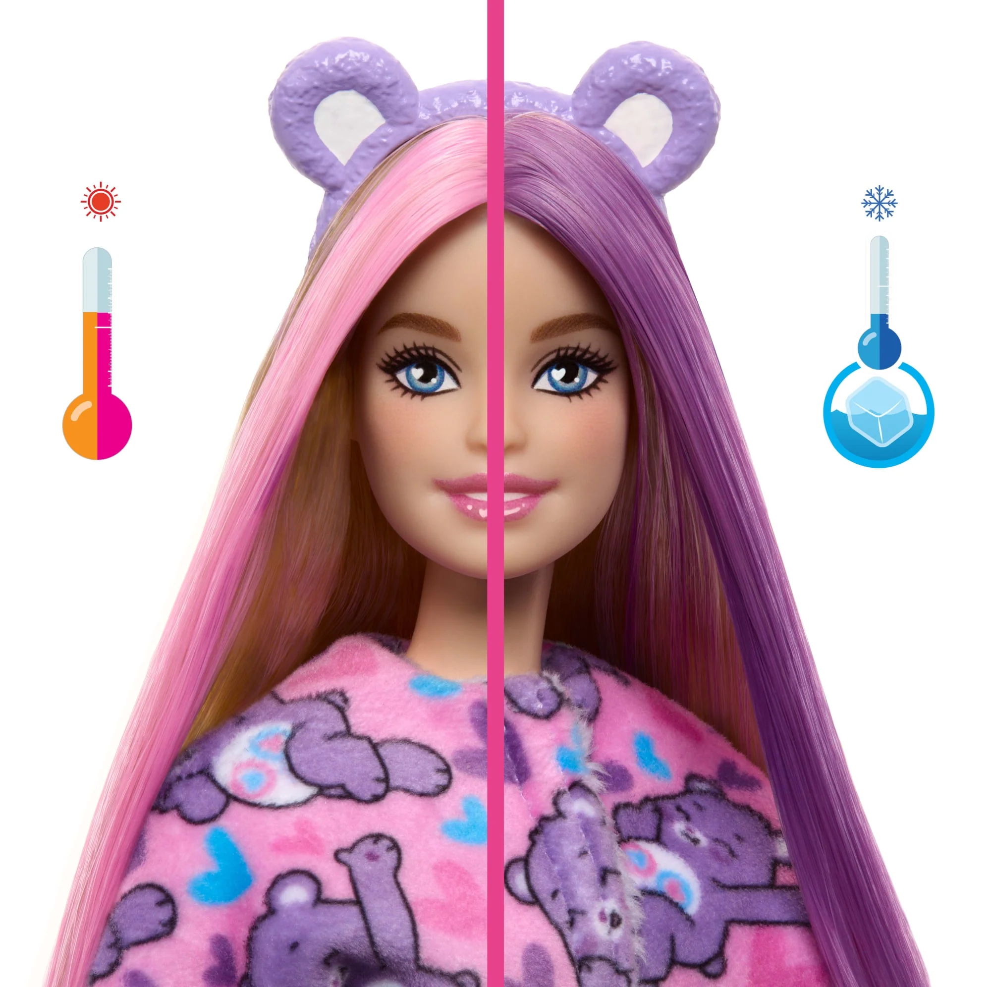 Pelüş Paylaşımcı Ayıcık Kostümü Giyen Barbie Cutie Reveal Sevimli Ayıcıklar Serisi Bebek, Aksesuarlar Ve 10 Sürpriz - Image 3
