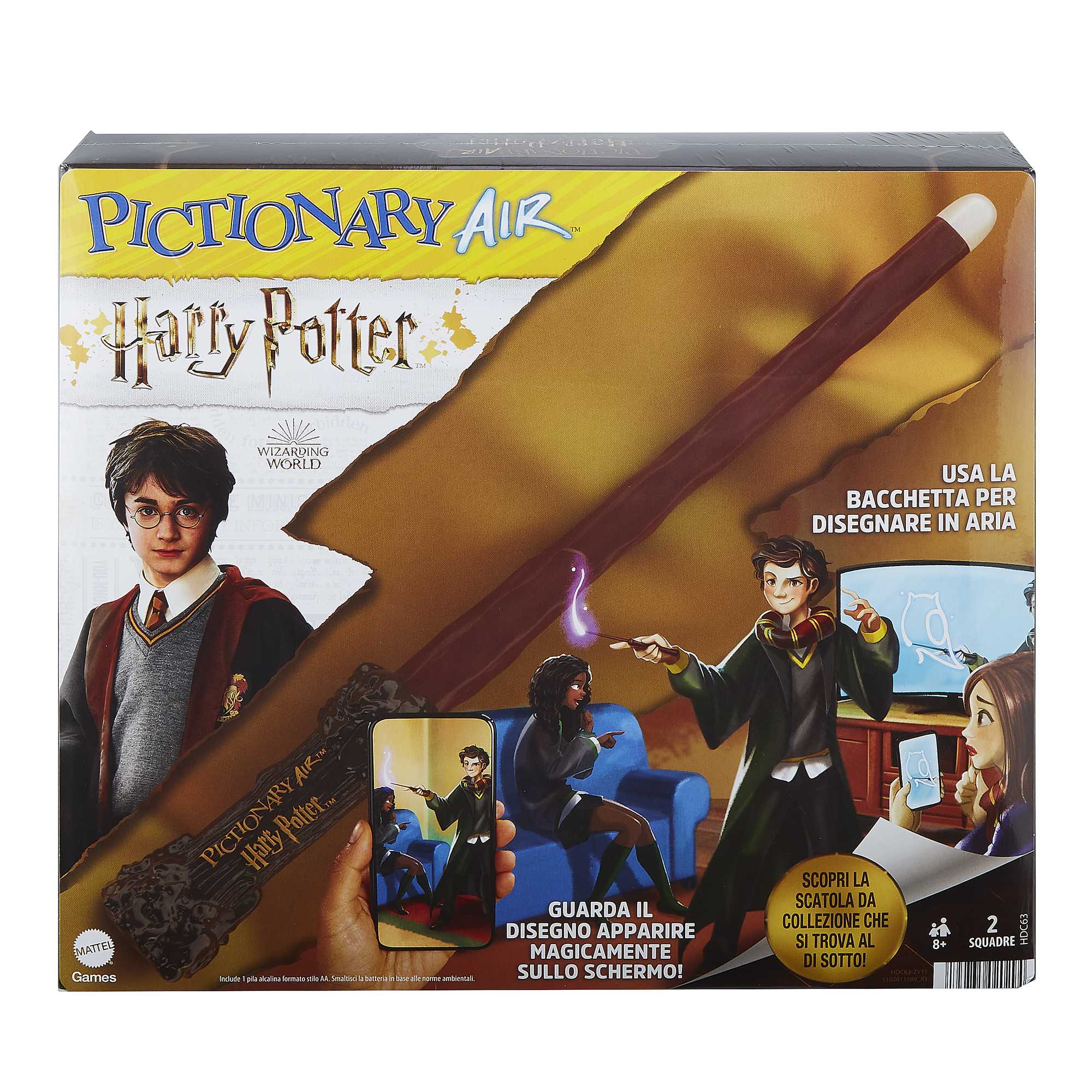 Pictionary Air Harry Potter Gioco Di Disegni Per Famiglie; Dagli 8 Anni in Su
